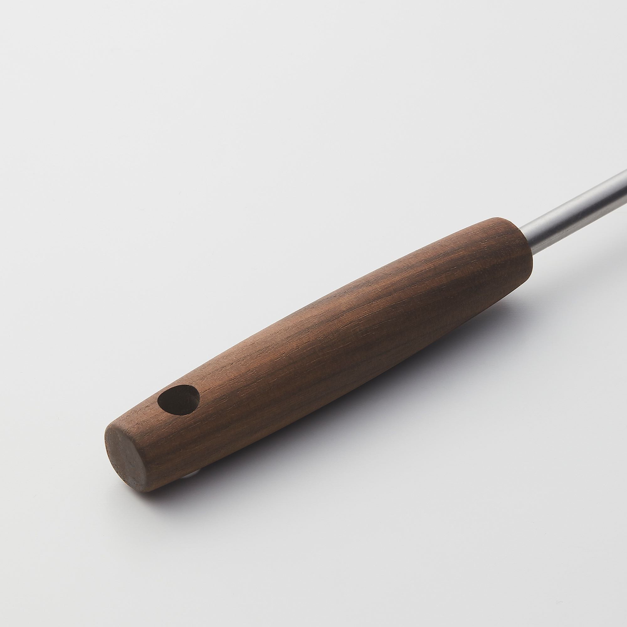Spatula, paslanmaz çelik-ceviz, 37 cm