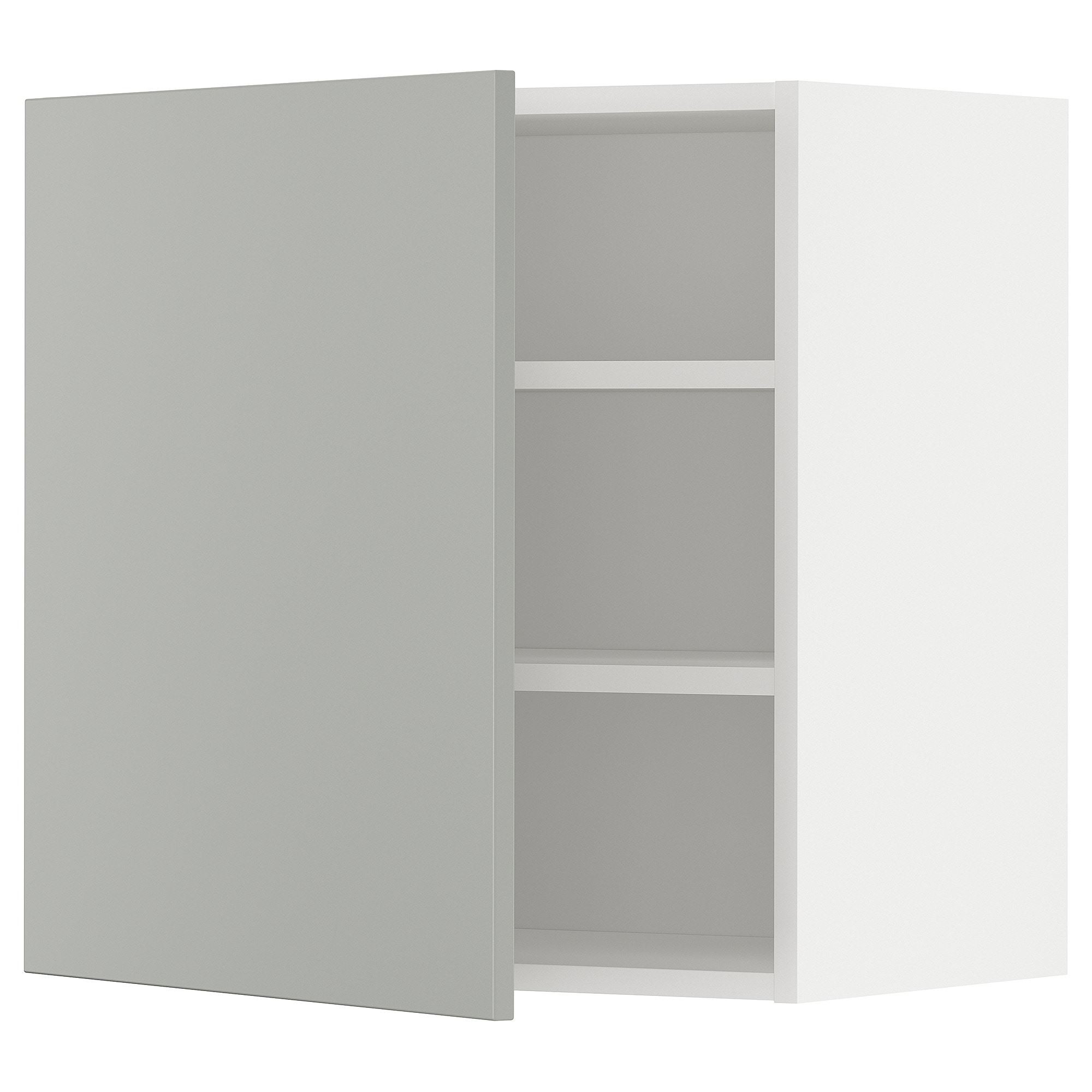 Mutfak duvar dolabı, HAVSTORP açık gri, 60x60 cm, 1 kapaklı