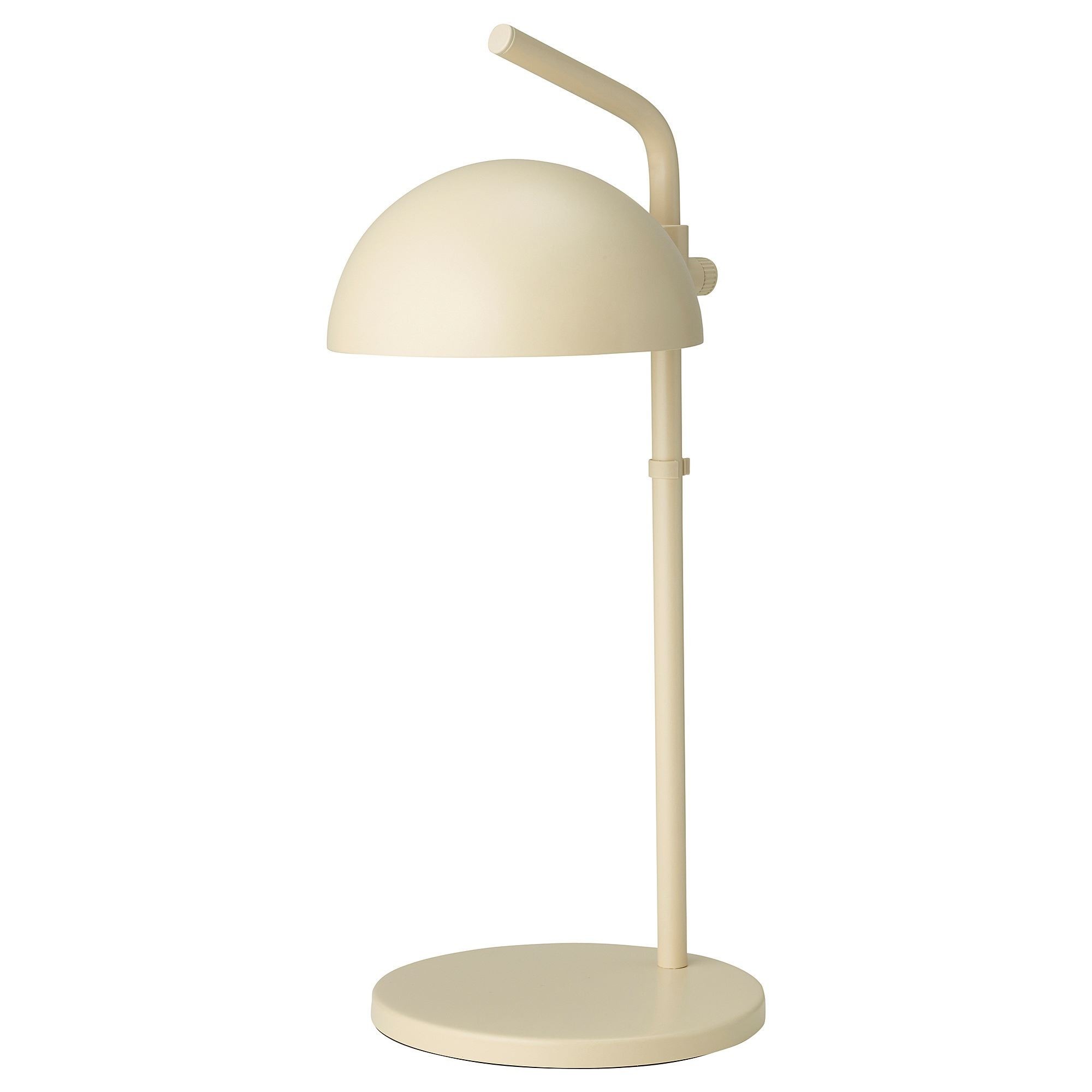 LED'li masa lambası, bej, 45 cm, pilli