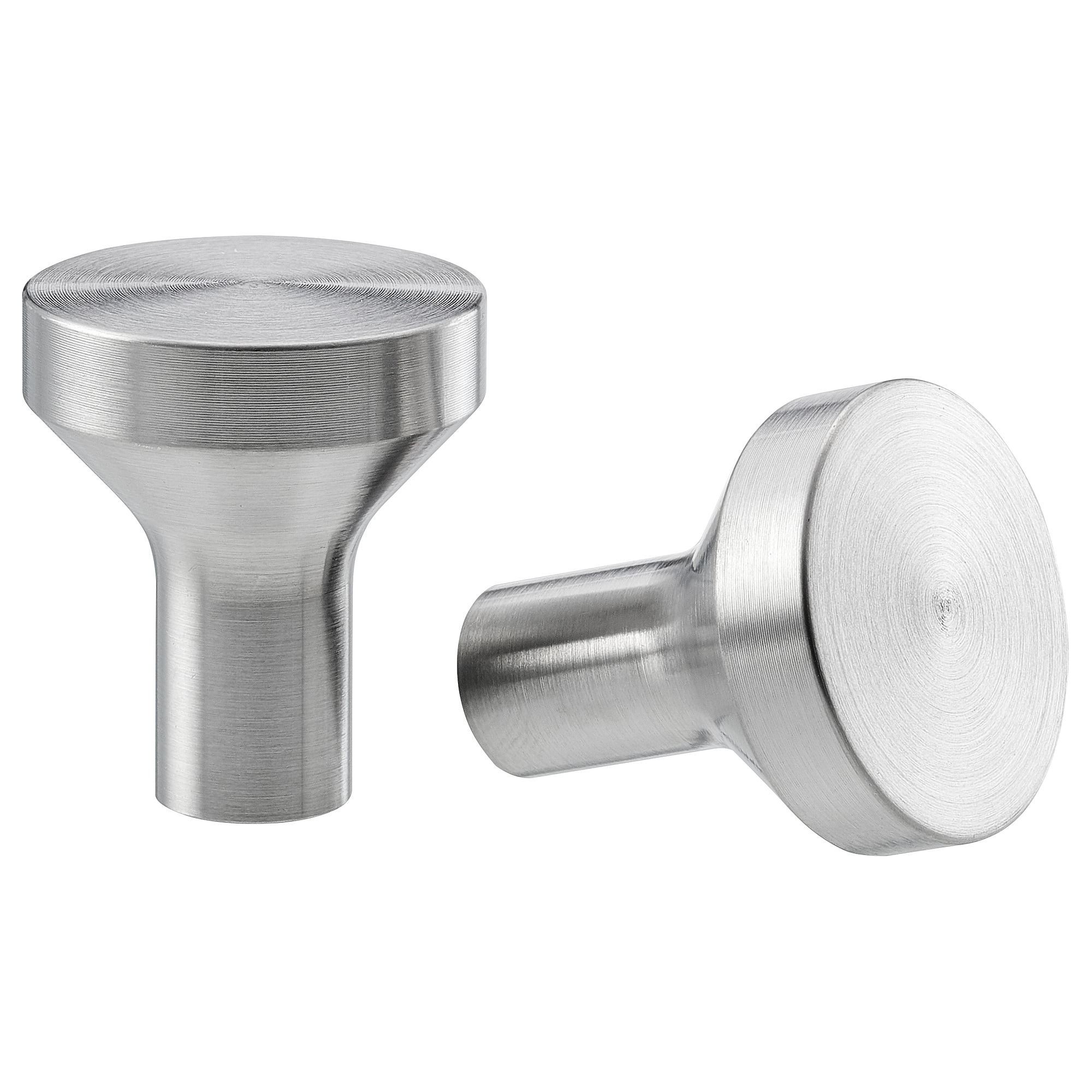 Topuz, paslanmaz çelik, 21 mm, 2 adet