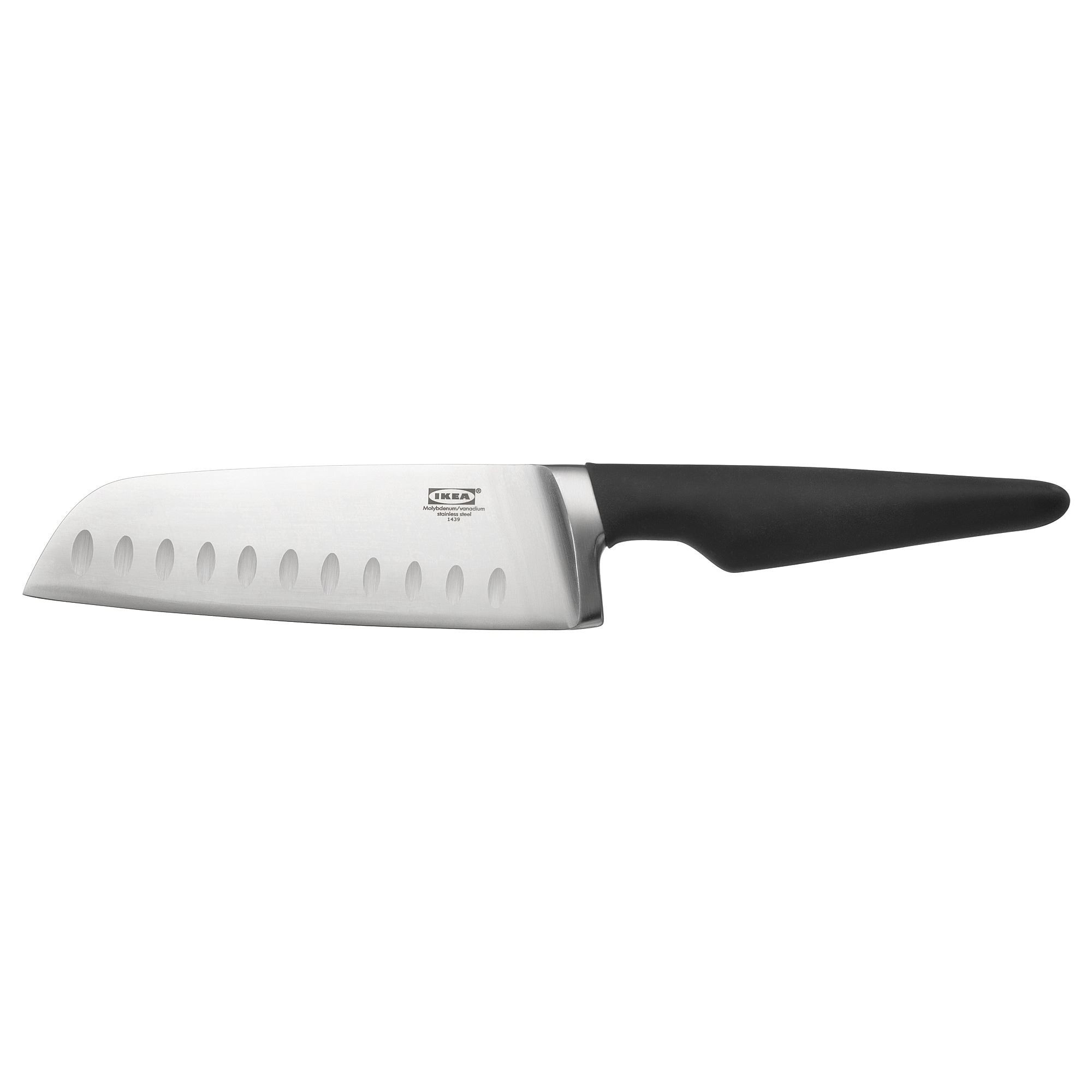 Sebze bıçağı, paslanmaz çelik-siyah, 16 cm