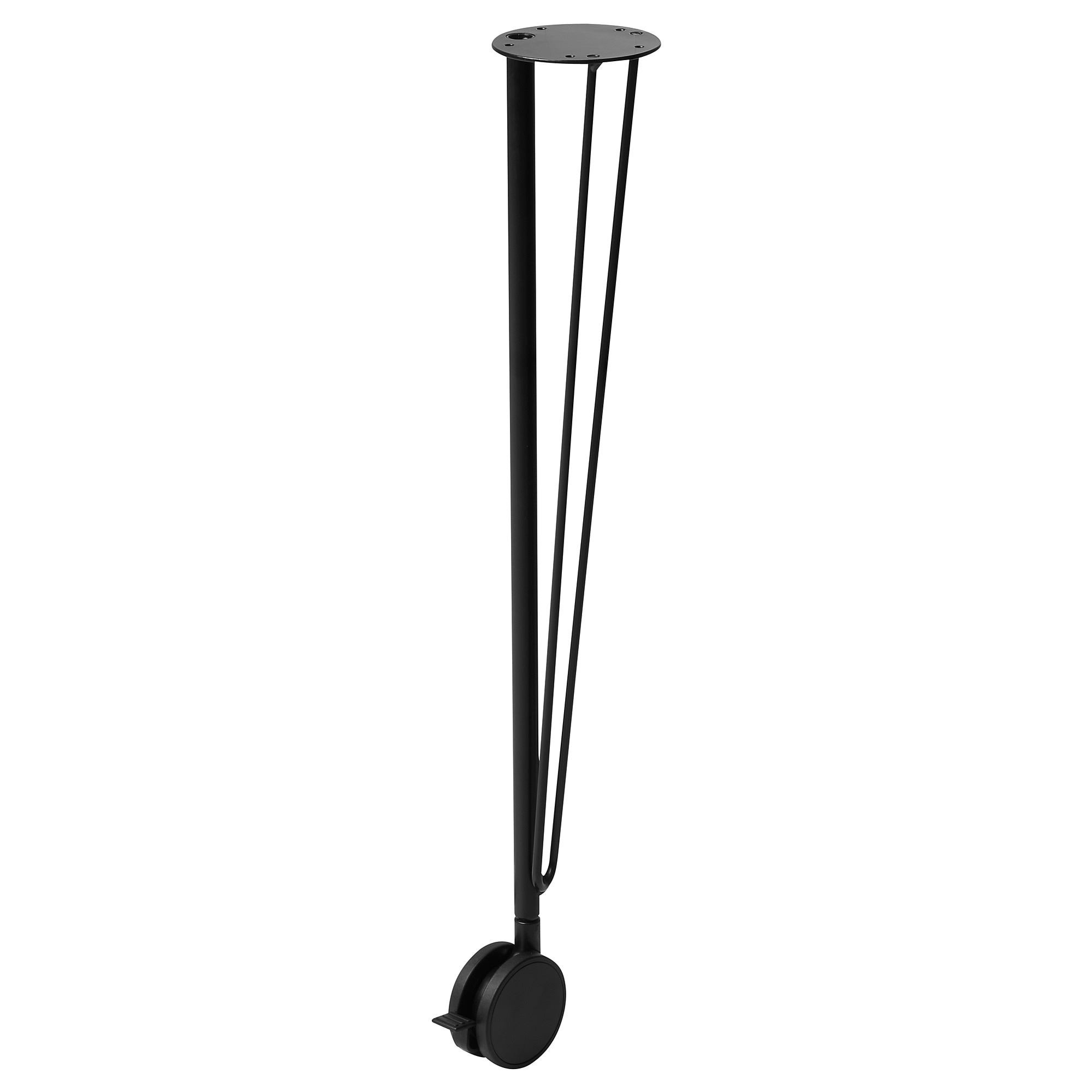 Çalışma masası ayağı, siyah, 70 cm