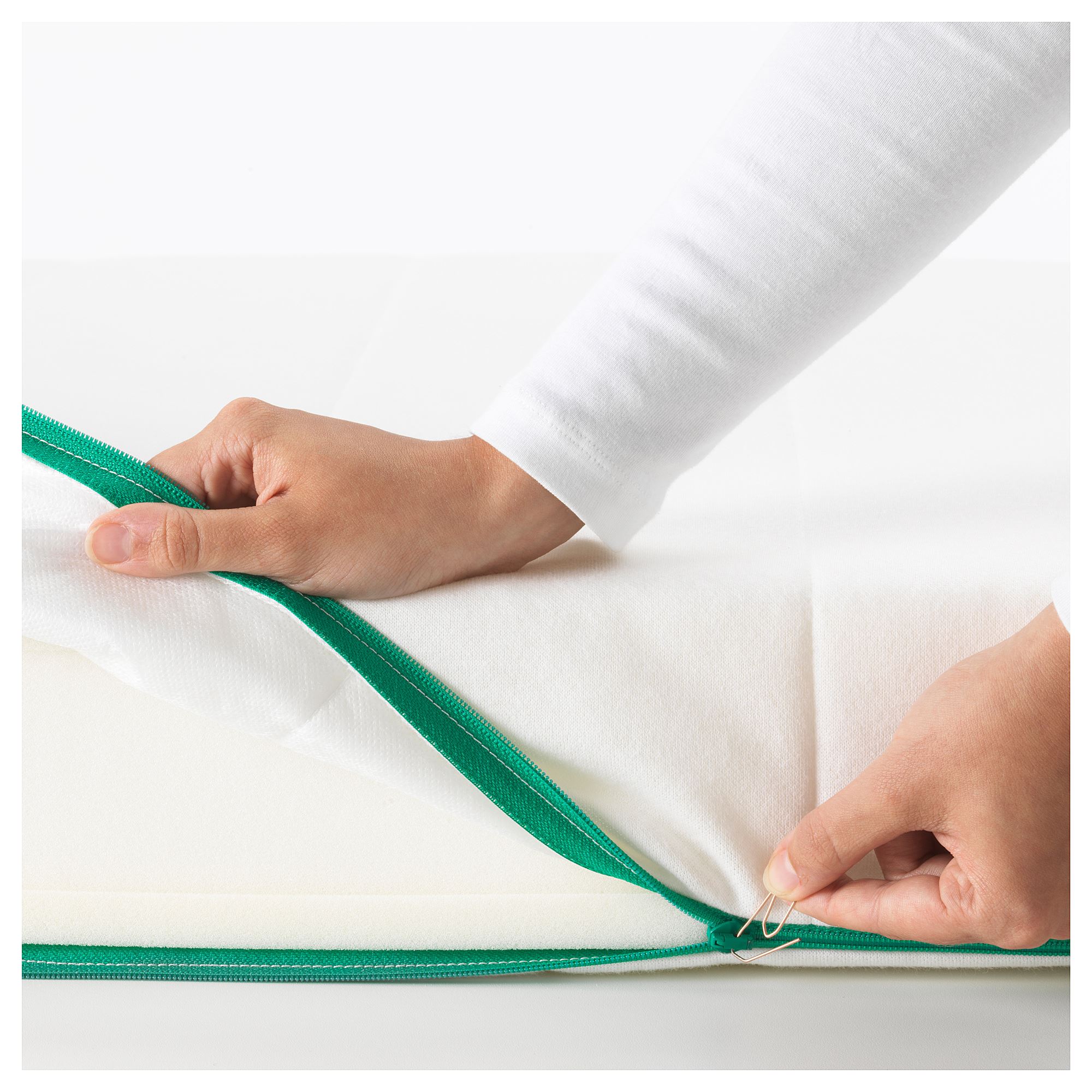 Uzayabilen çocuk yatağı, beyaz, 80x200 cm