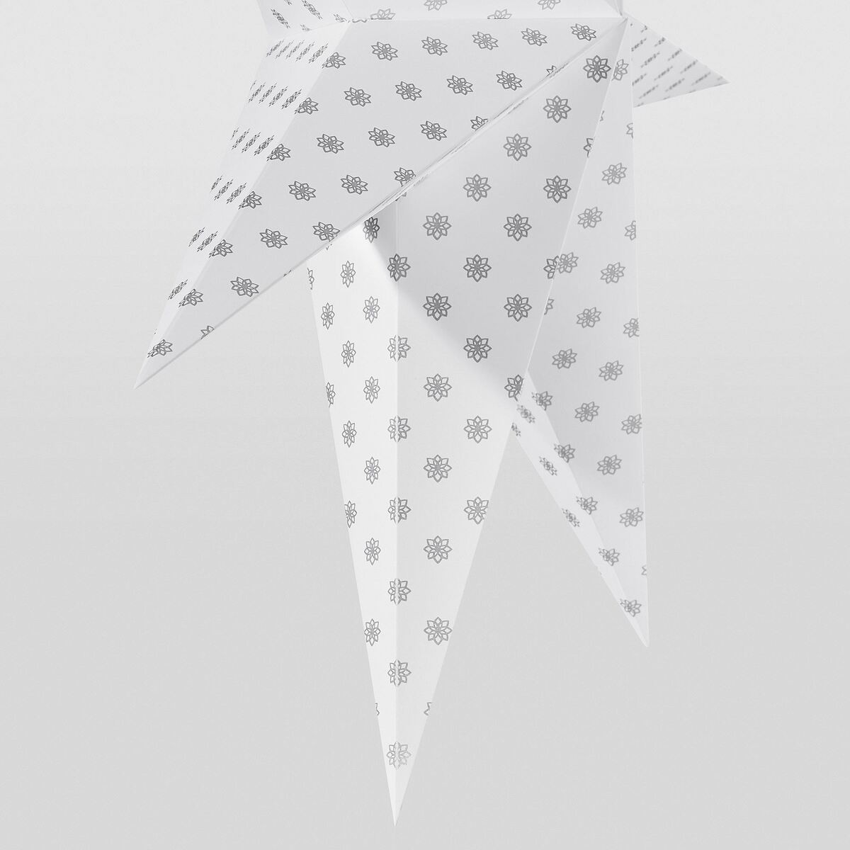 Abajur başlığı, beyaz-gri, 90 cm