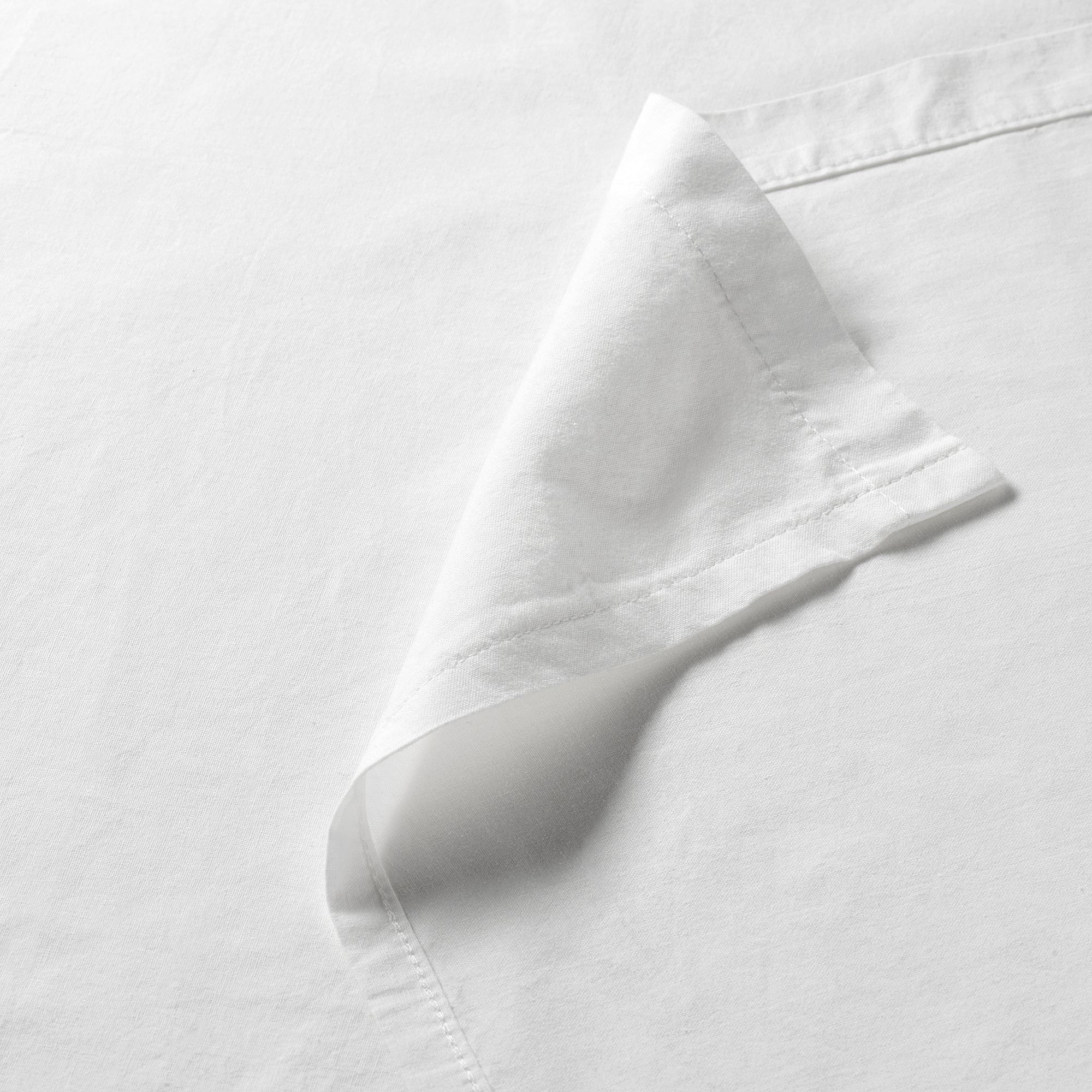 Çift kişilik çarşaf, beyaz, 240x260 cm