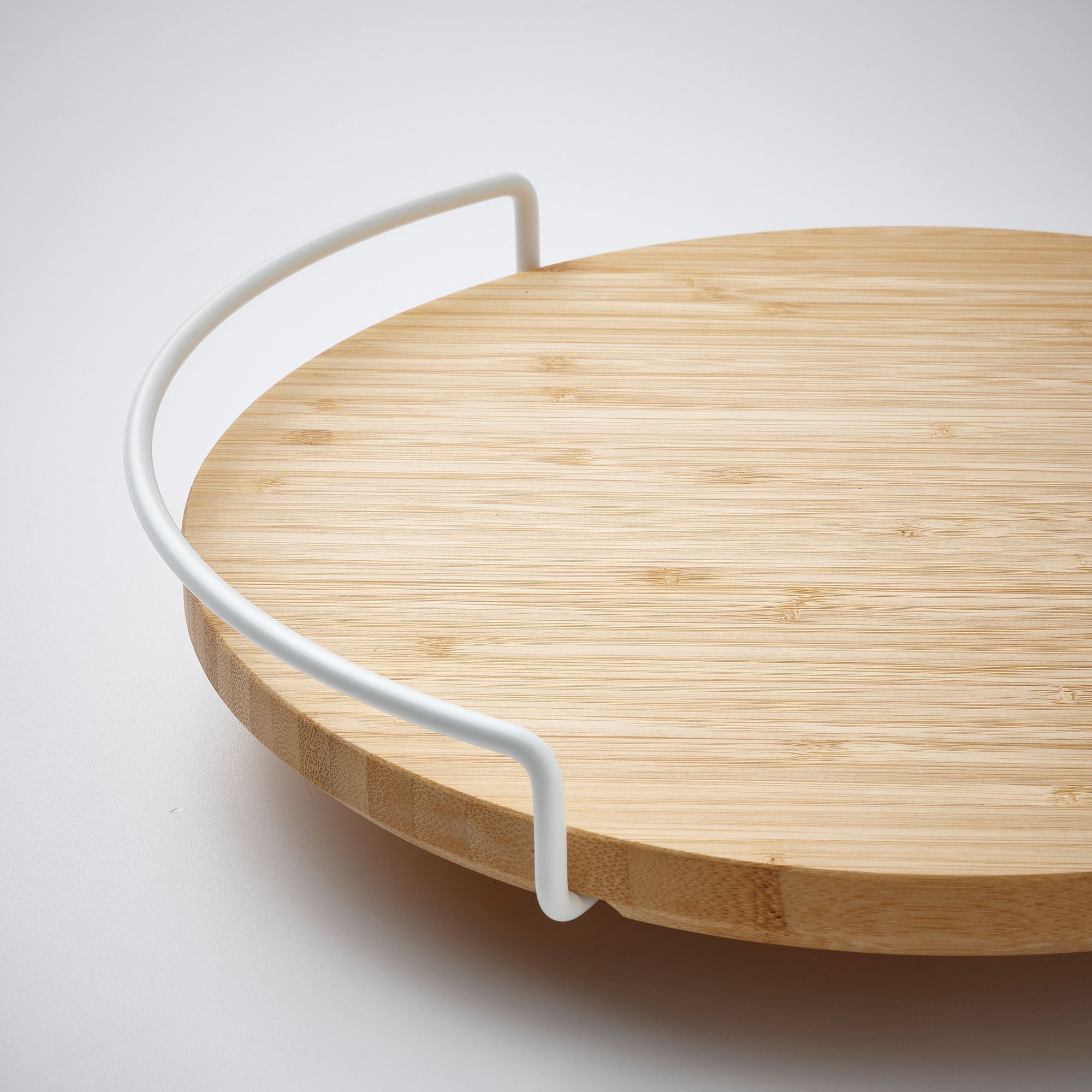 Dönen tabla, bambu, 28 cm