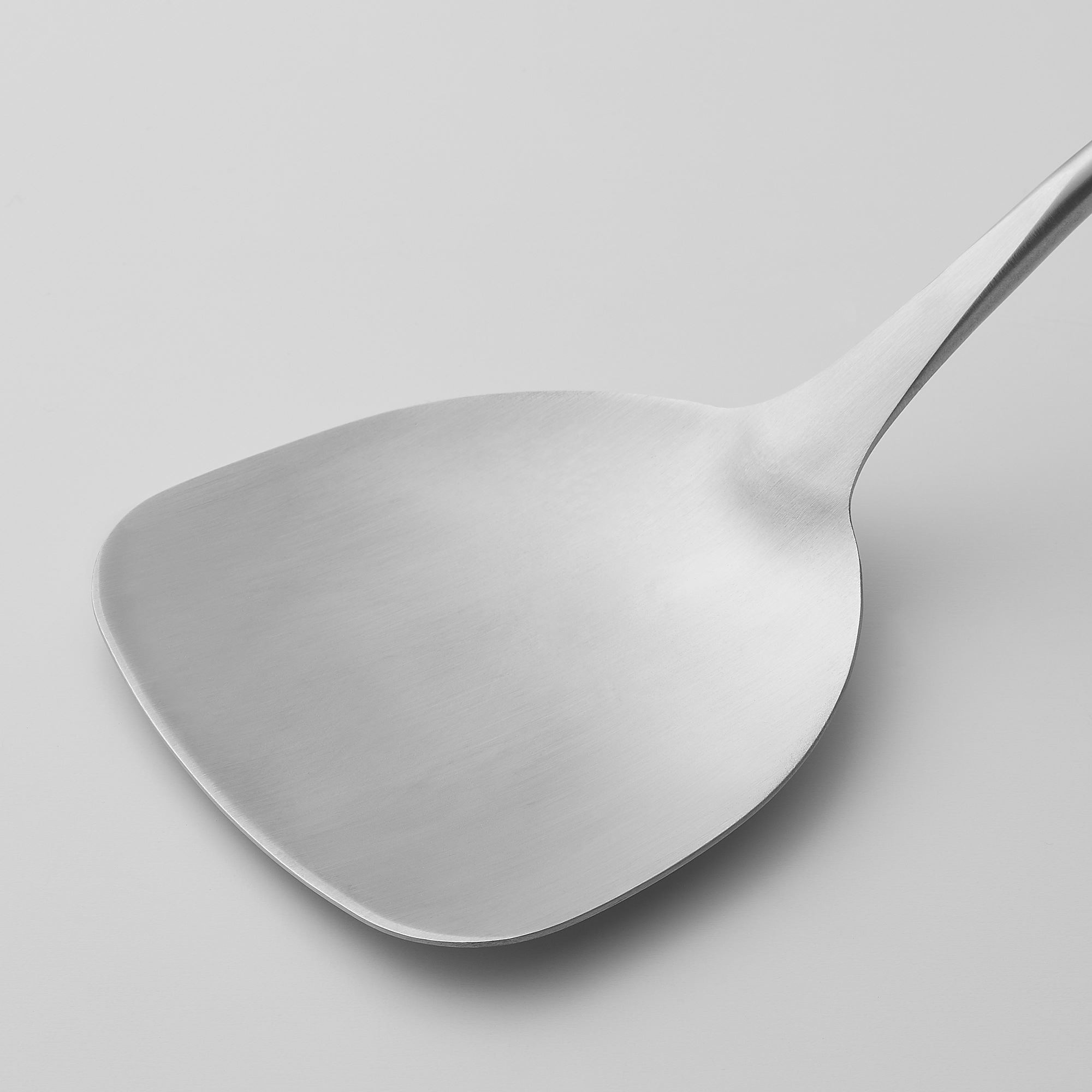 Spatula, paslanmaz çelik-ceviz, 37 cm