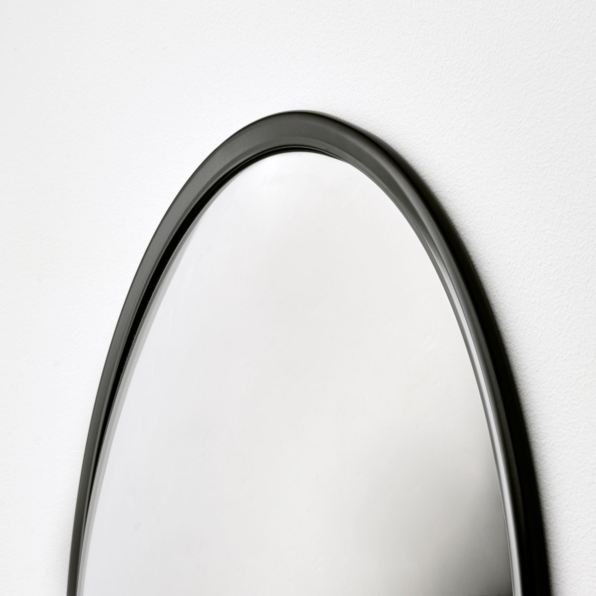 Dekoratif bombeli ayna, siyah, 41 cm