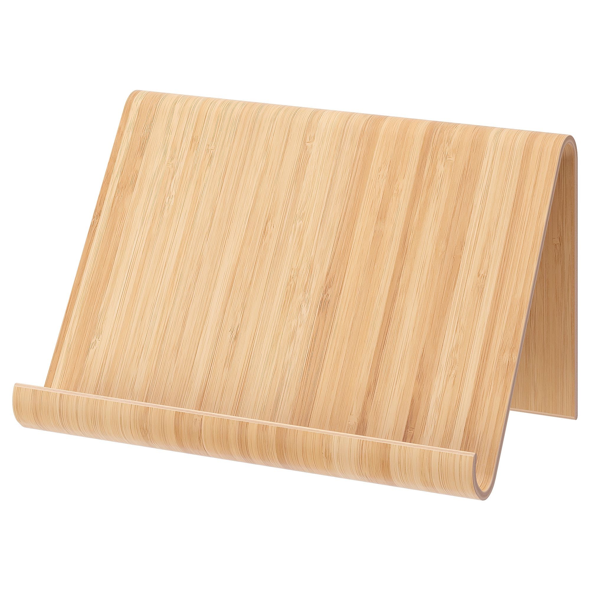 Telefon/tablet standı, bambu, 26x17 cm