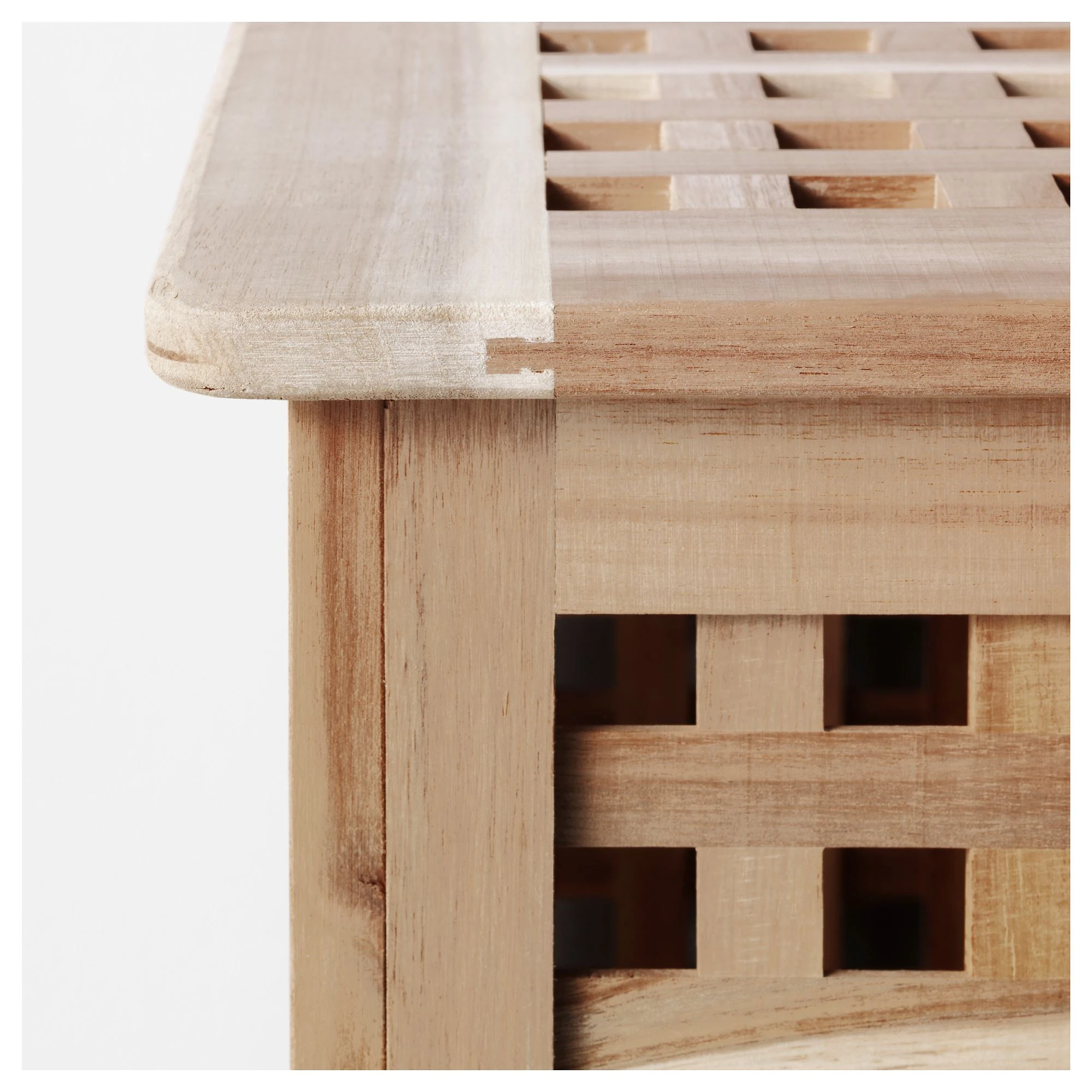 Yan sehpa, akasya, 50x50 cm