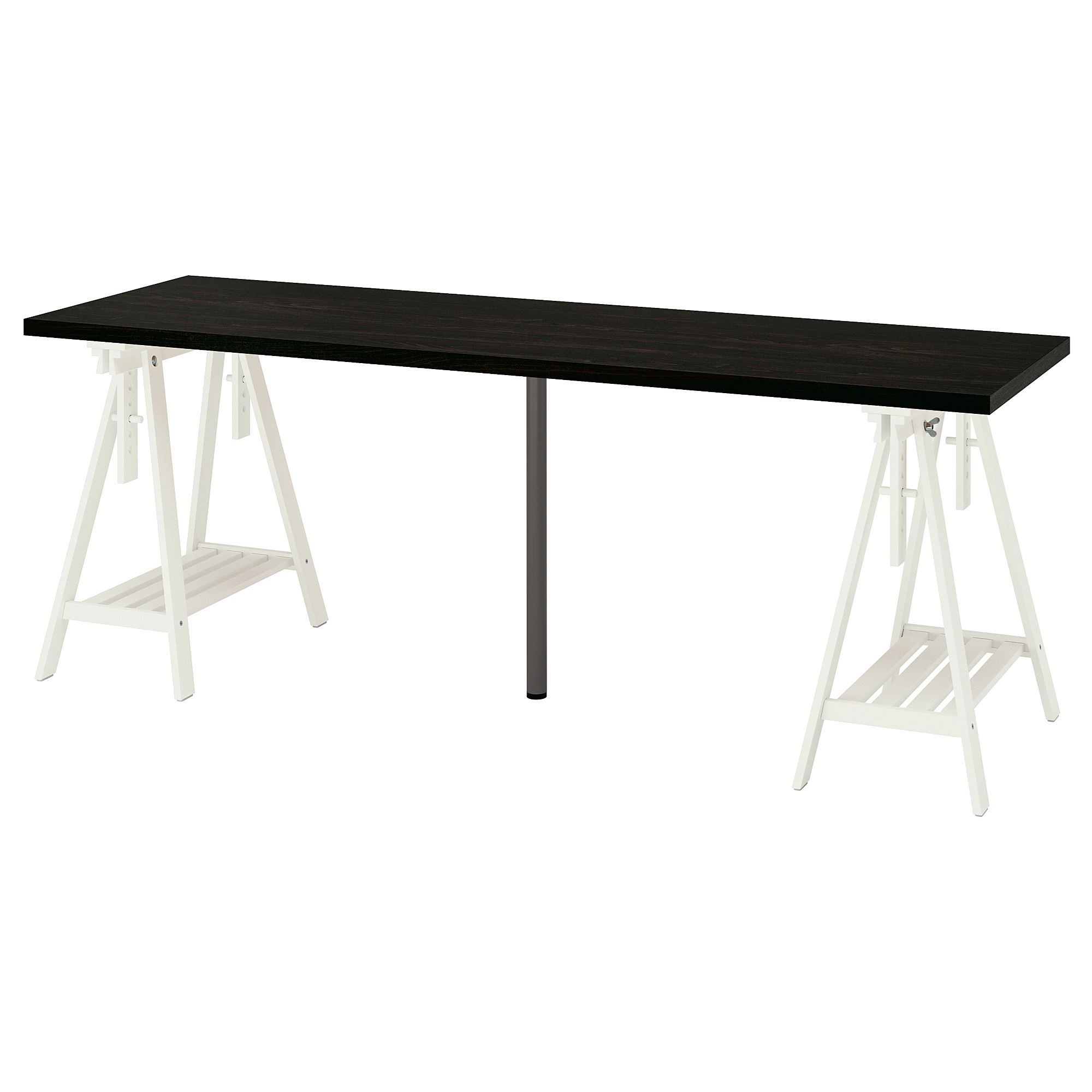 Çalışma masası, venge-beyaz, 200x60 cm