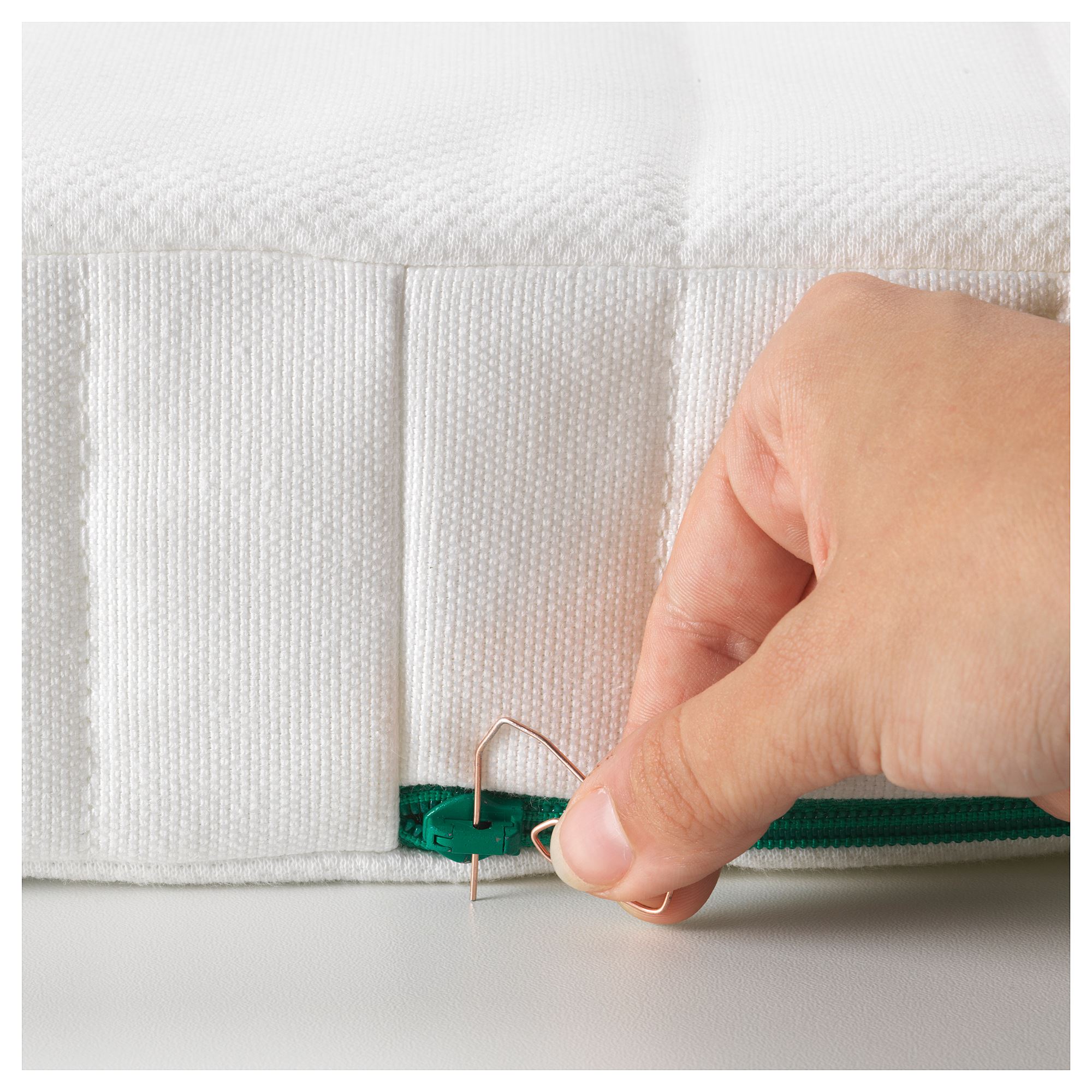 Uzayabilen çocuk yatağı, beyaz, 80x200 cm