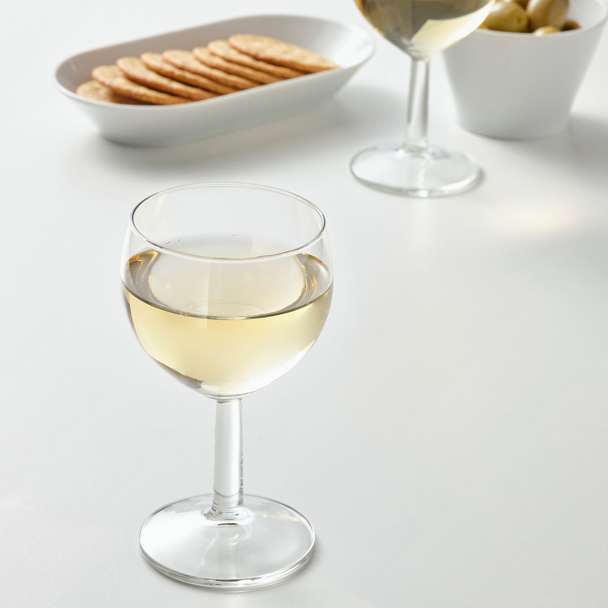 Şarap kadehi, cam, 16 cl, 6 adet