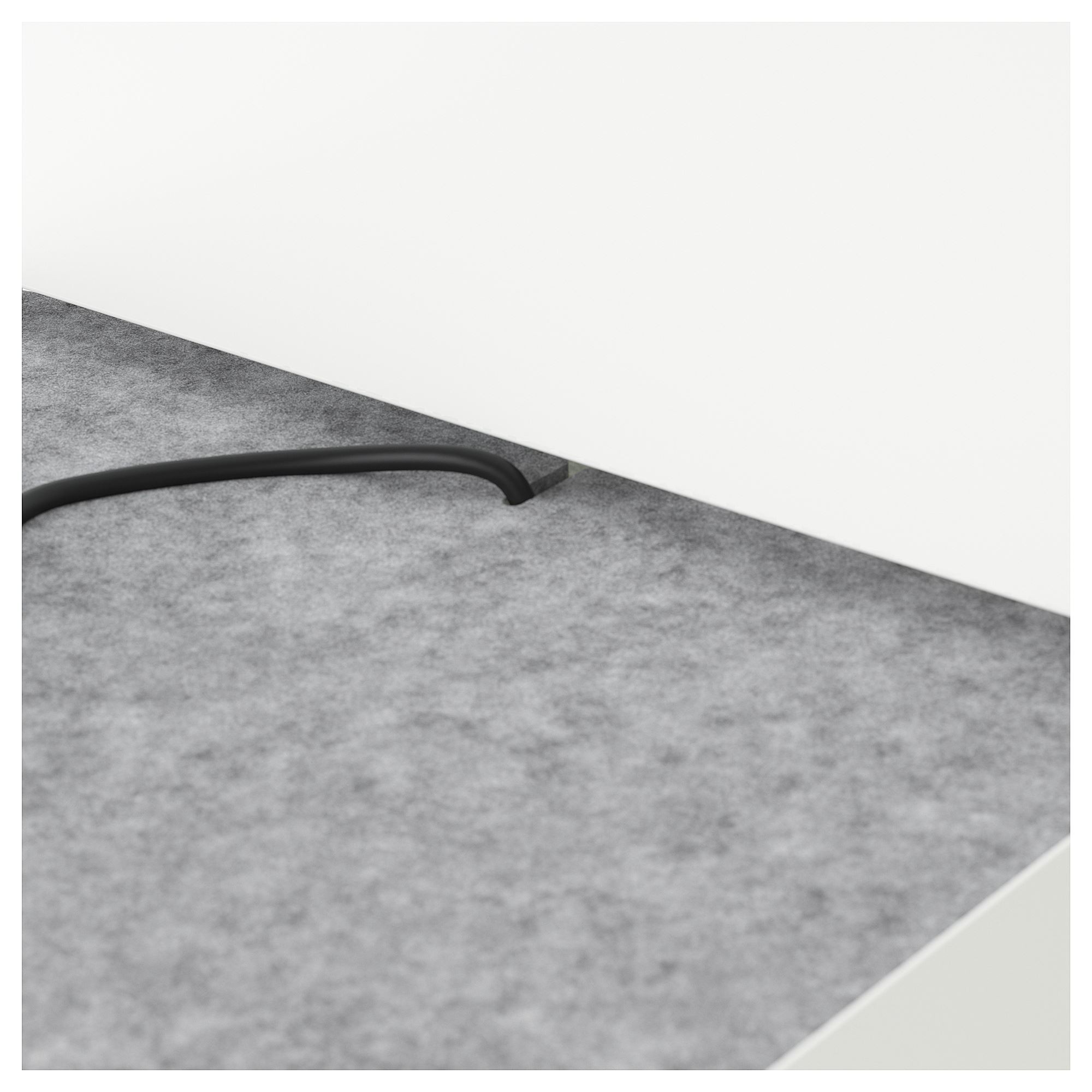 Yatak başı, beyaz, 240x84 cm