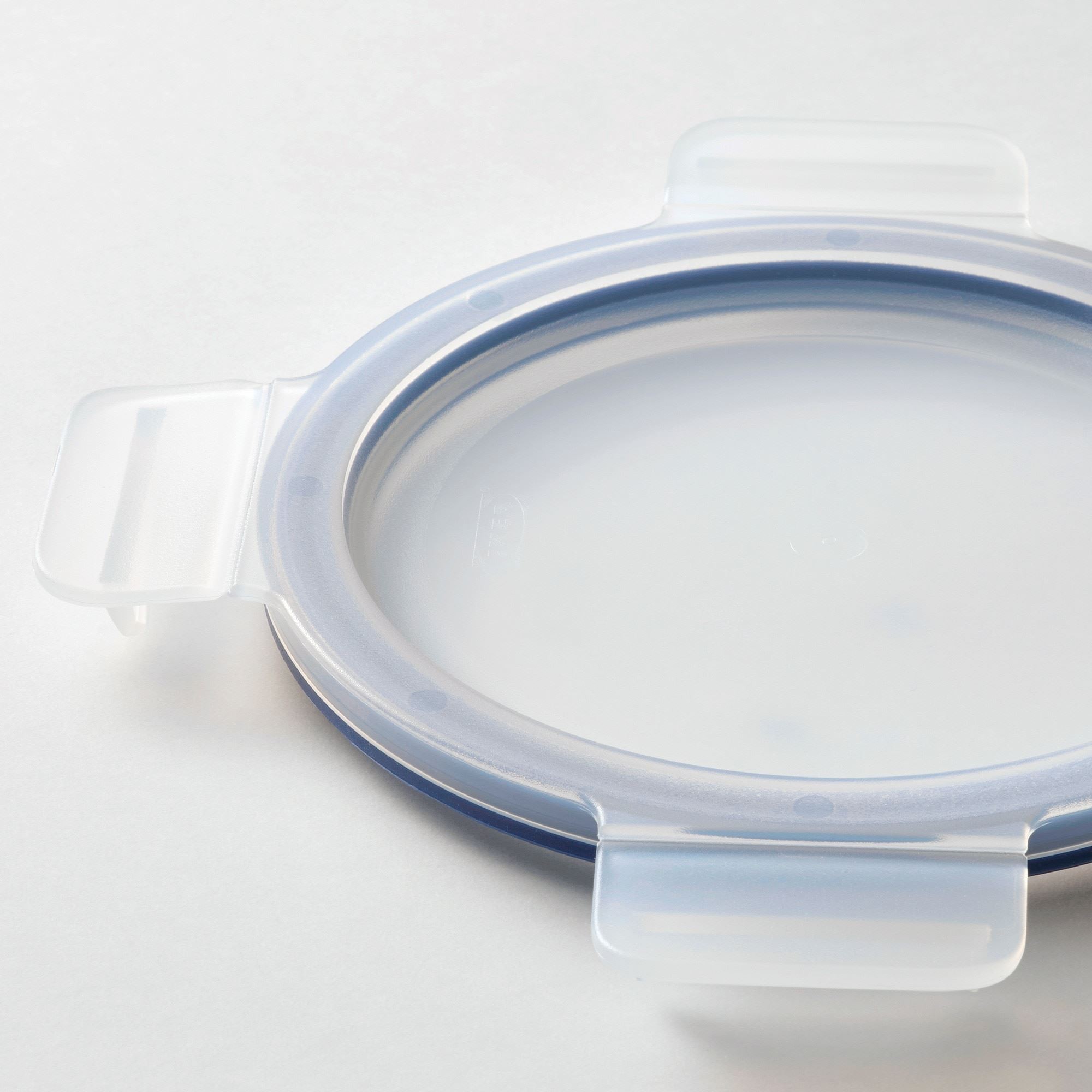 Saklama kabı kapağı, plastik, yuvarlak