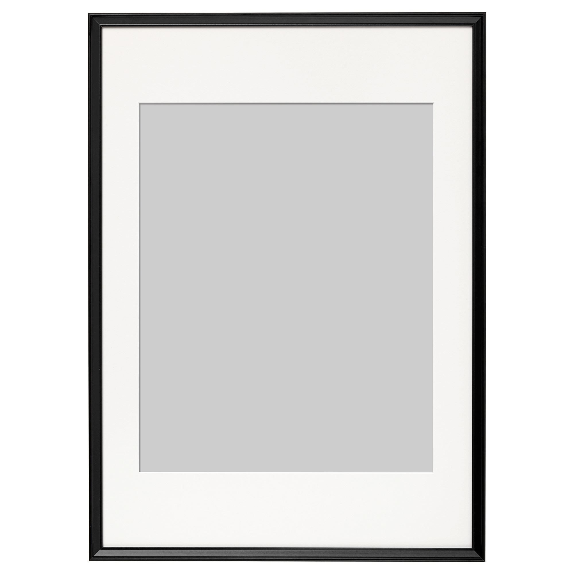 Siyah çerçeve, siyah, 50x70 cm