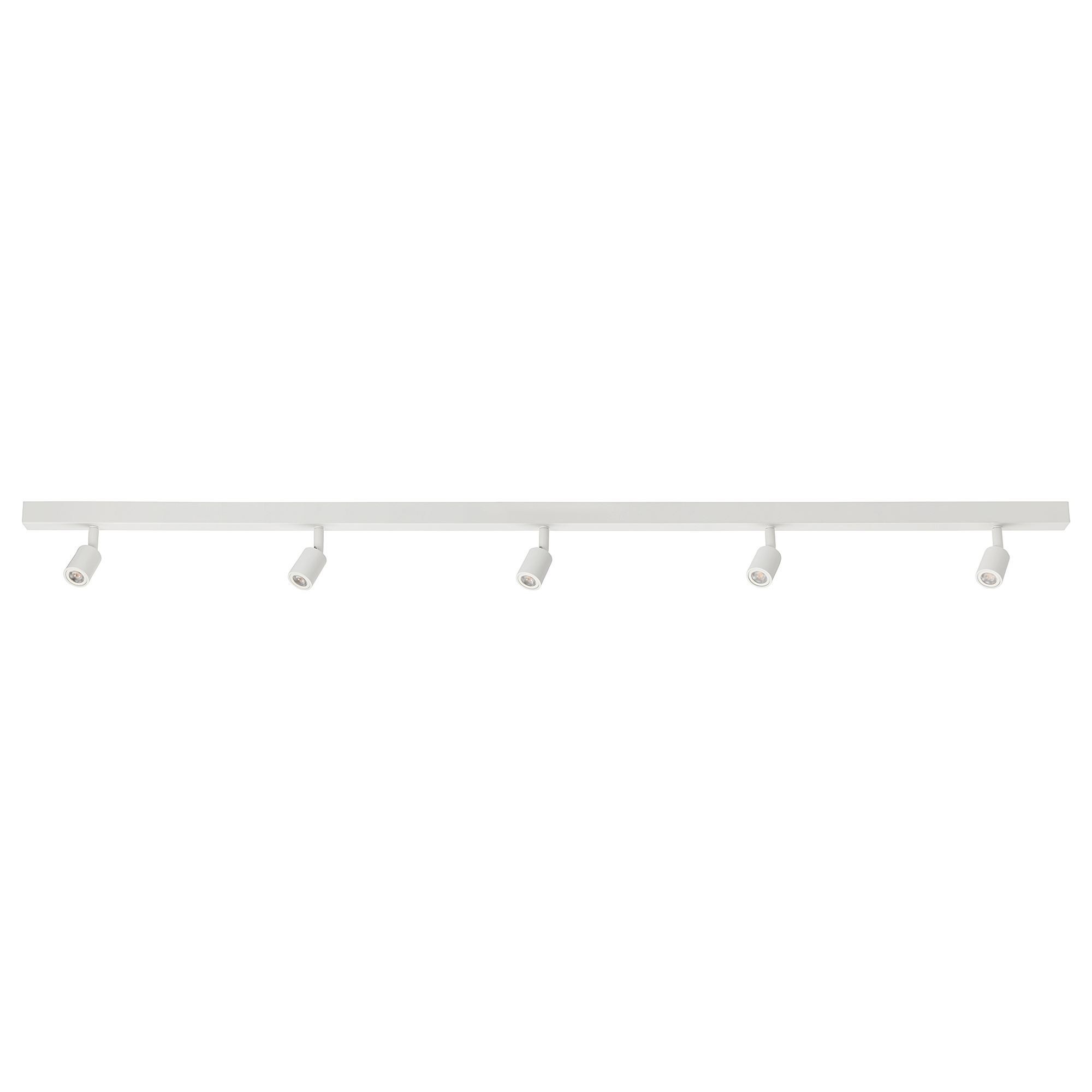 Spot lamba, beyaz, 120 cm, 5 spotlu