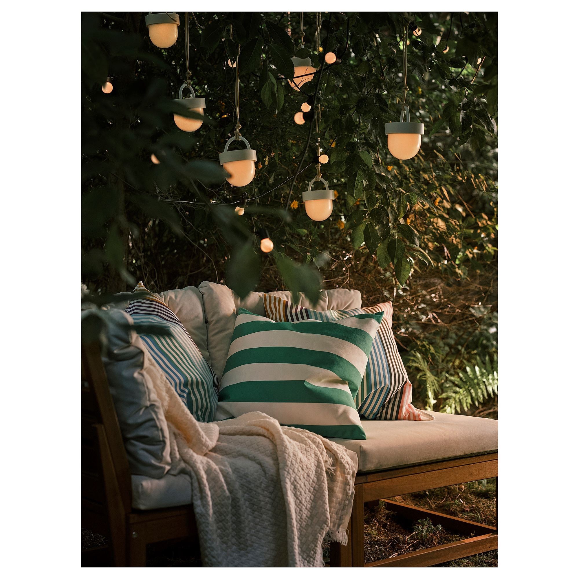 LED asılabilir ışık, mavi, 10 cm, pilli