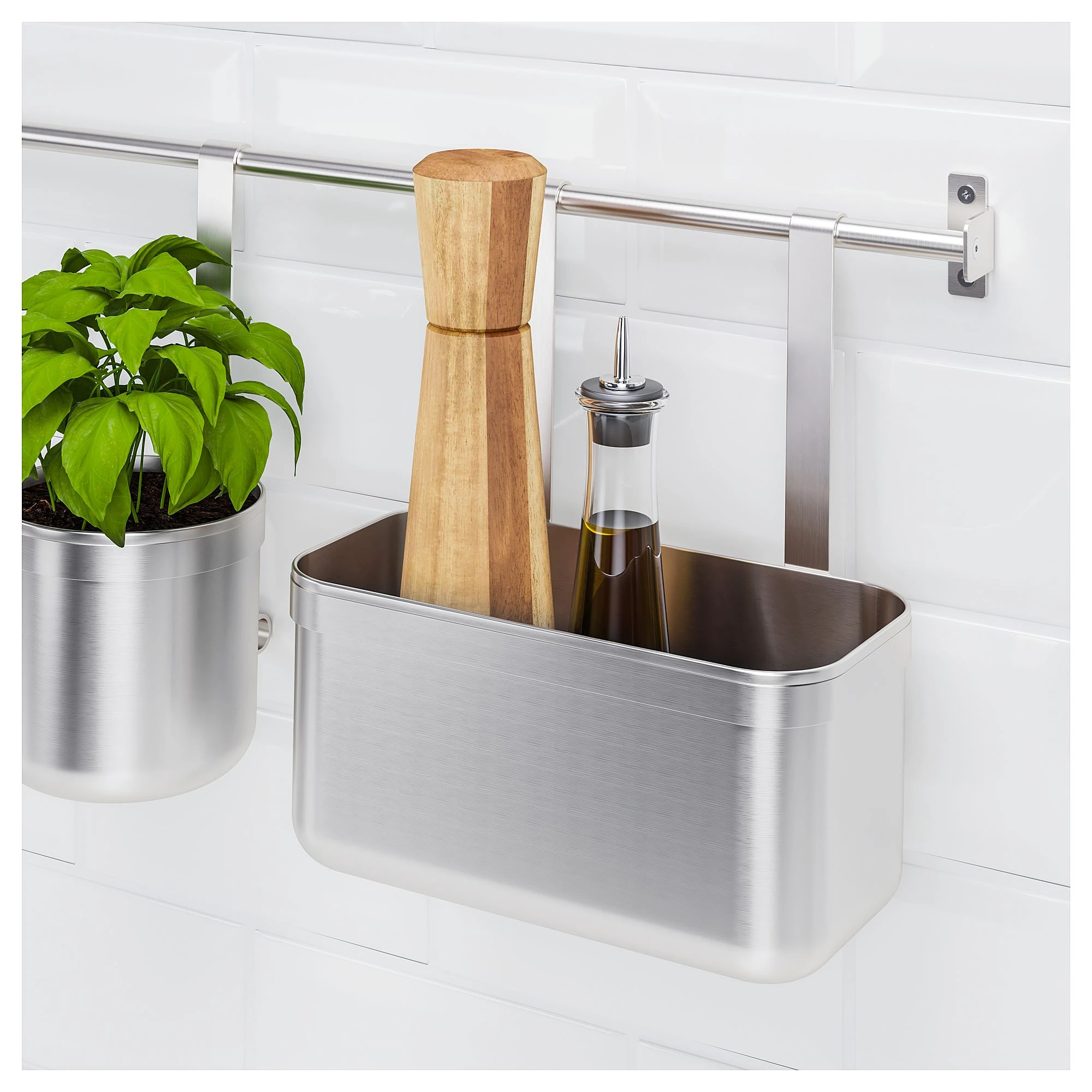 Çatal bıçaklık, paslanmaz çelik, 24x12x26,5 cm