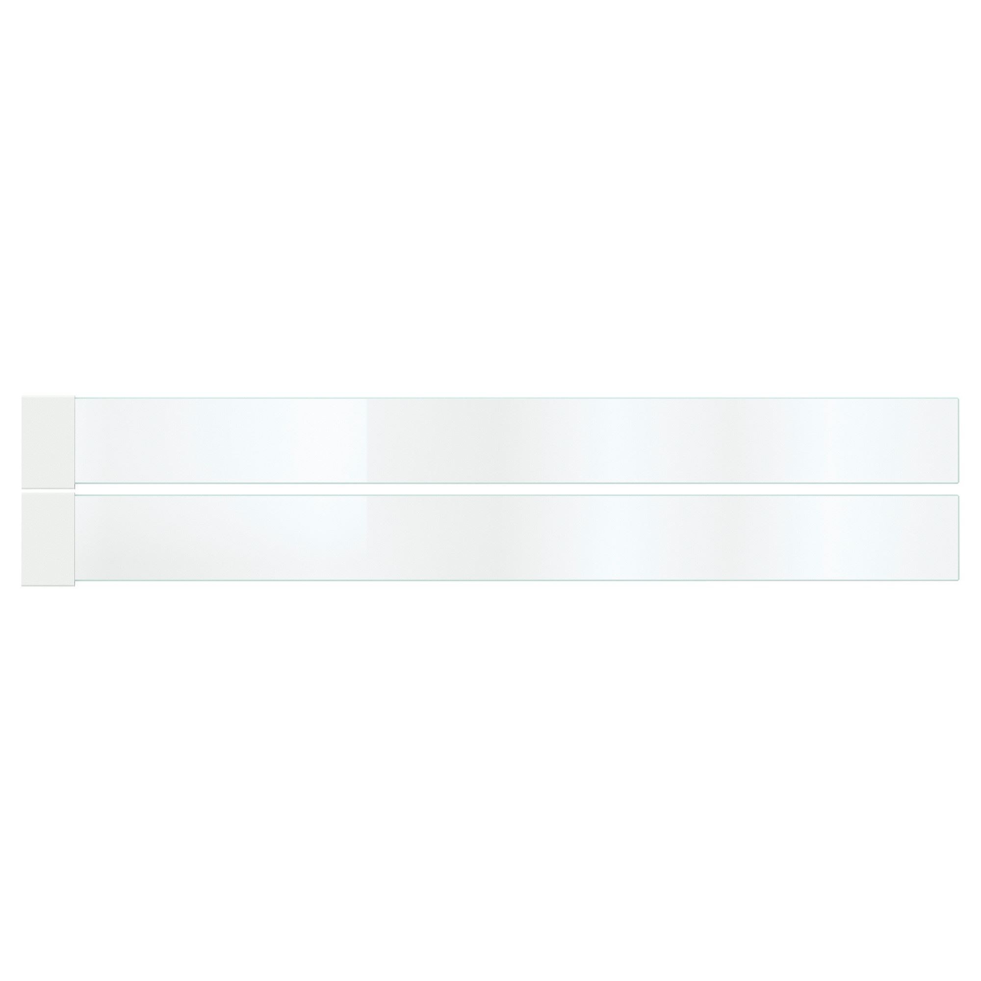 Çekmece ek kenarları, cam, 60 cm, orta
