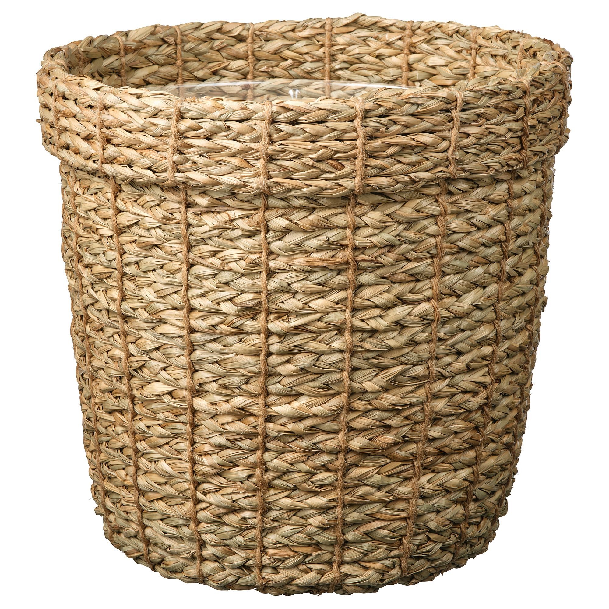 Rattan saksı, deniz sazı, 24 cm