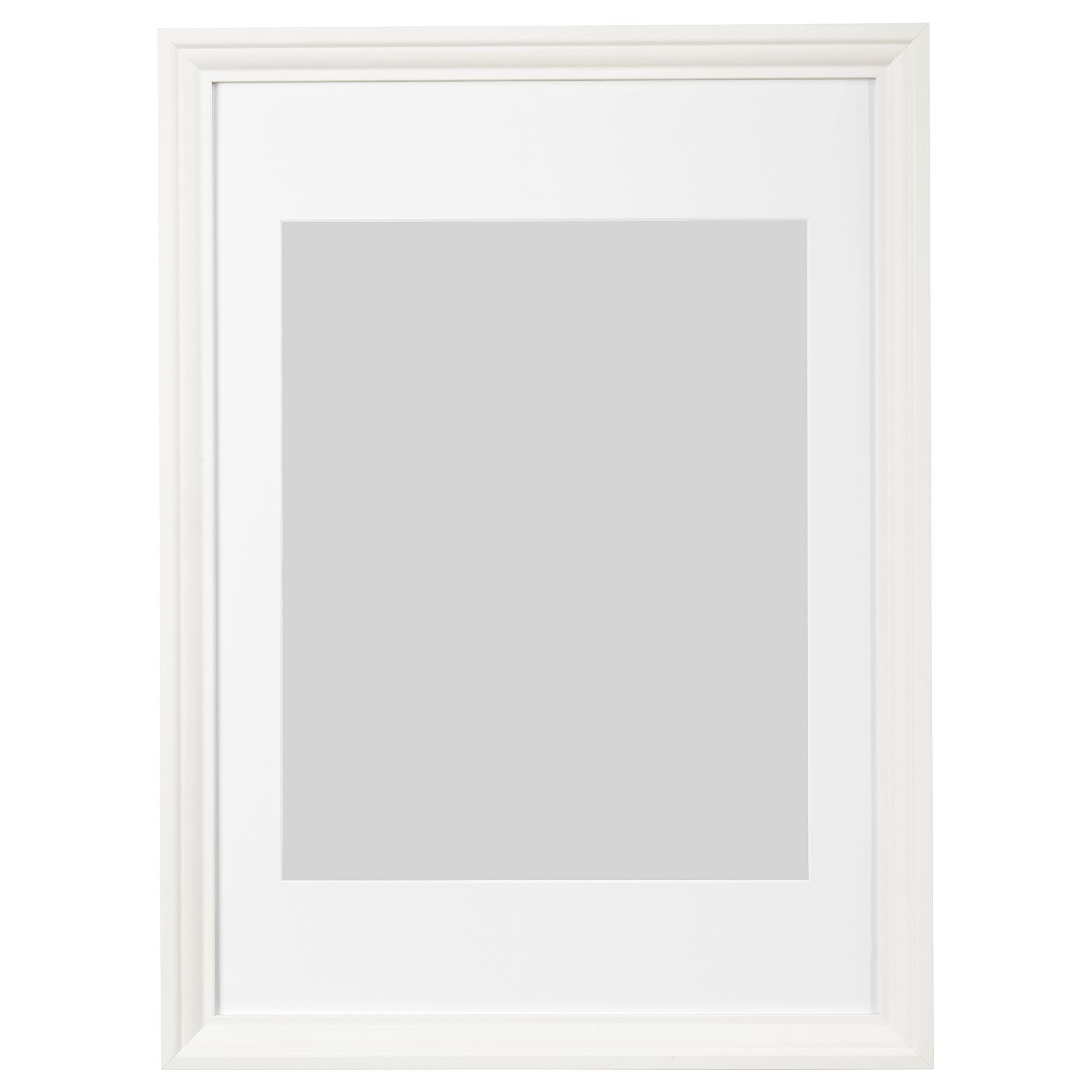 Beyaz çerçeve, beyaz, 50x70 cm