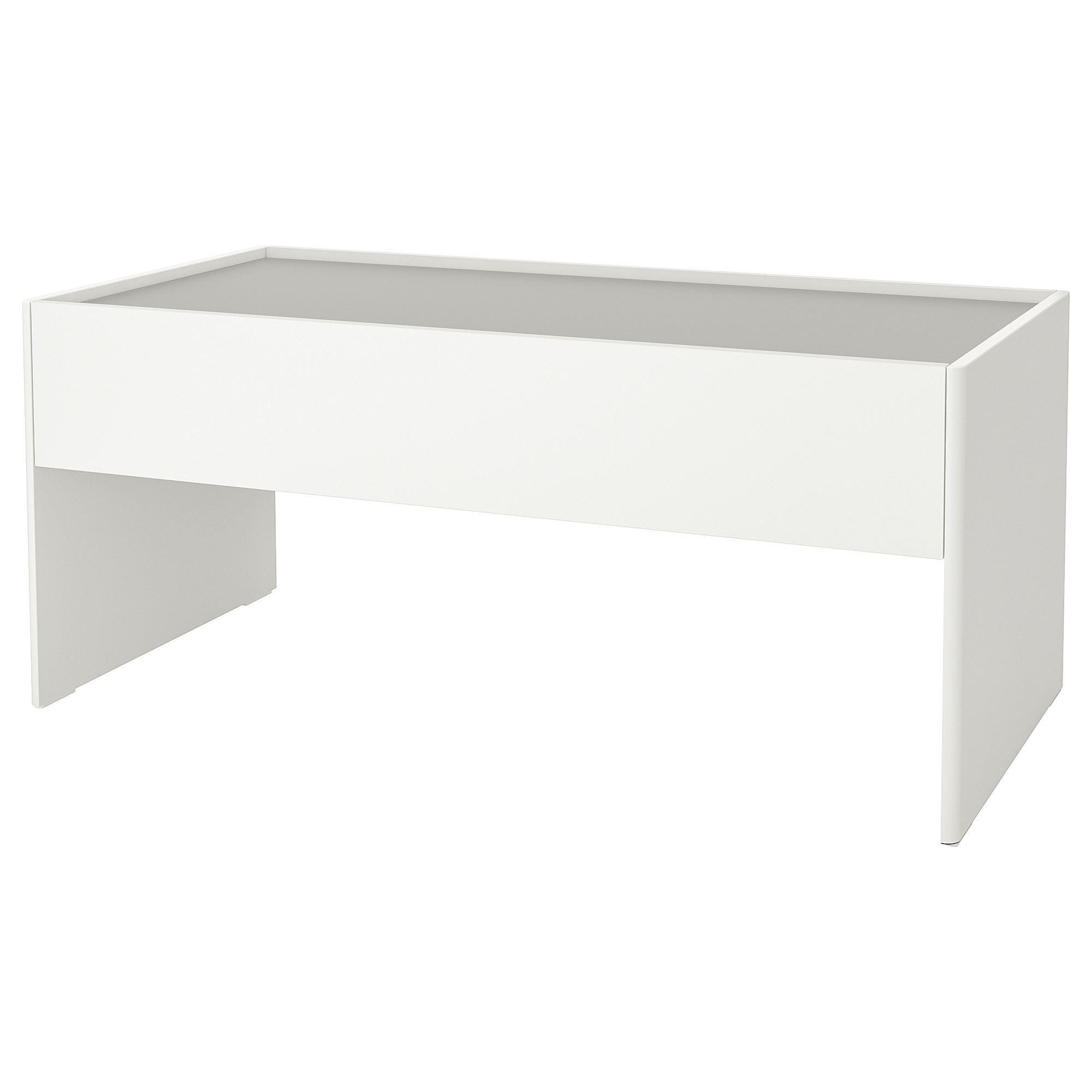 Çocuk masası, beyaz-gri, 119x57x52 cm