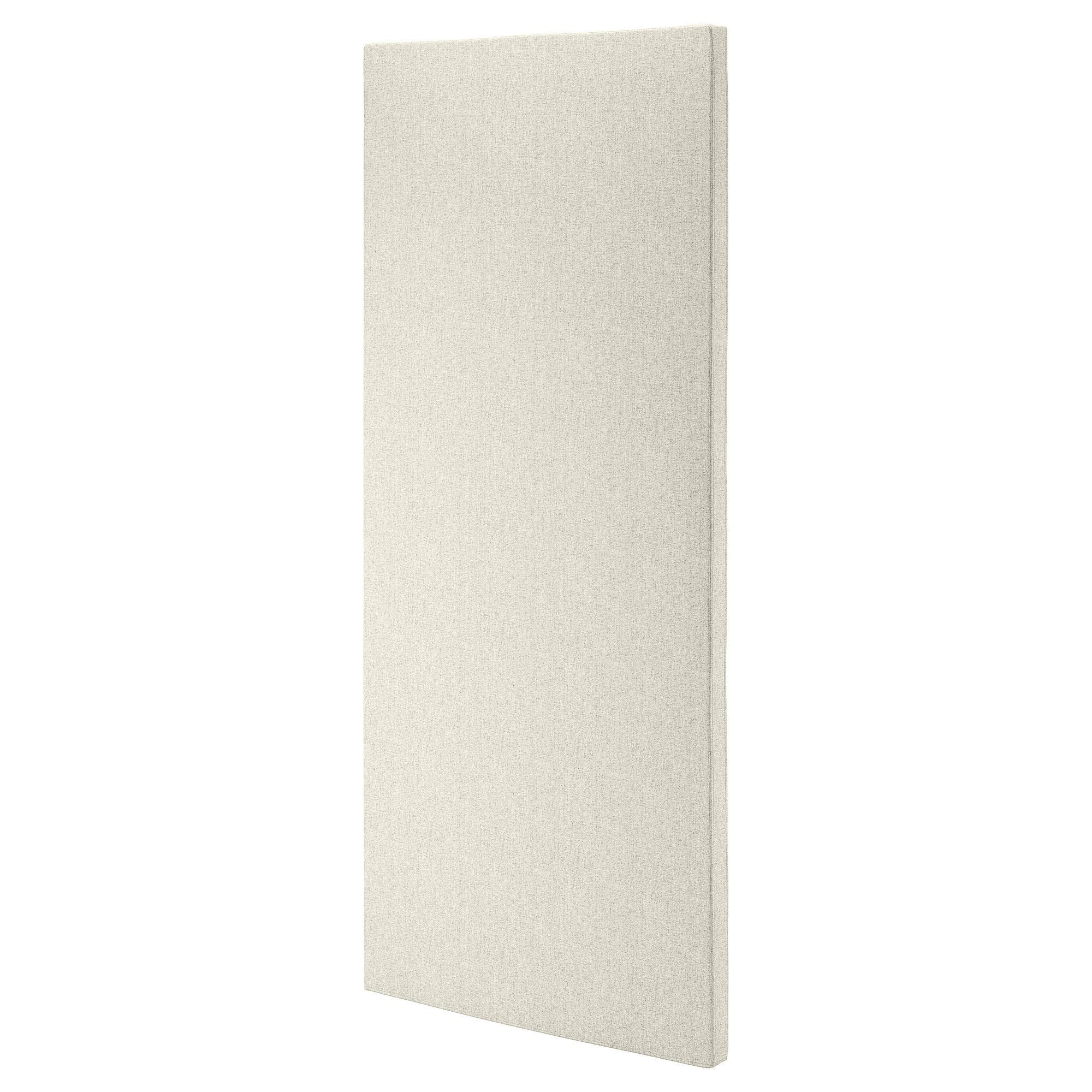 Tekerlekli akustik panel, gunnared bej, 85x205x50 cm