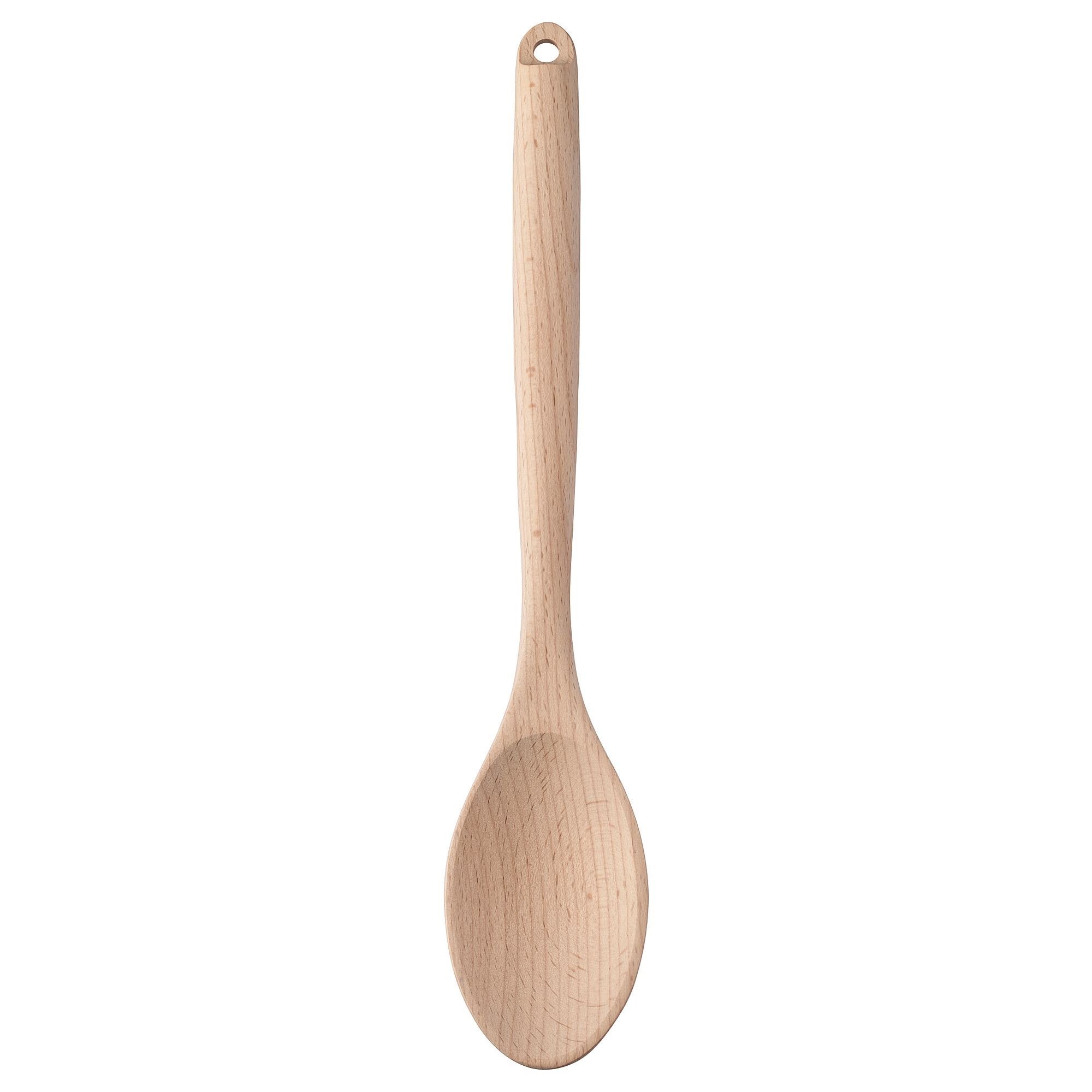 Kaşık, kayın görünümlü, yuvarlak, 31 cm