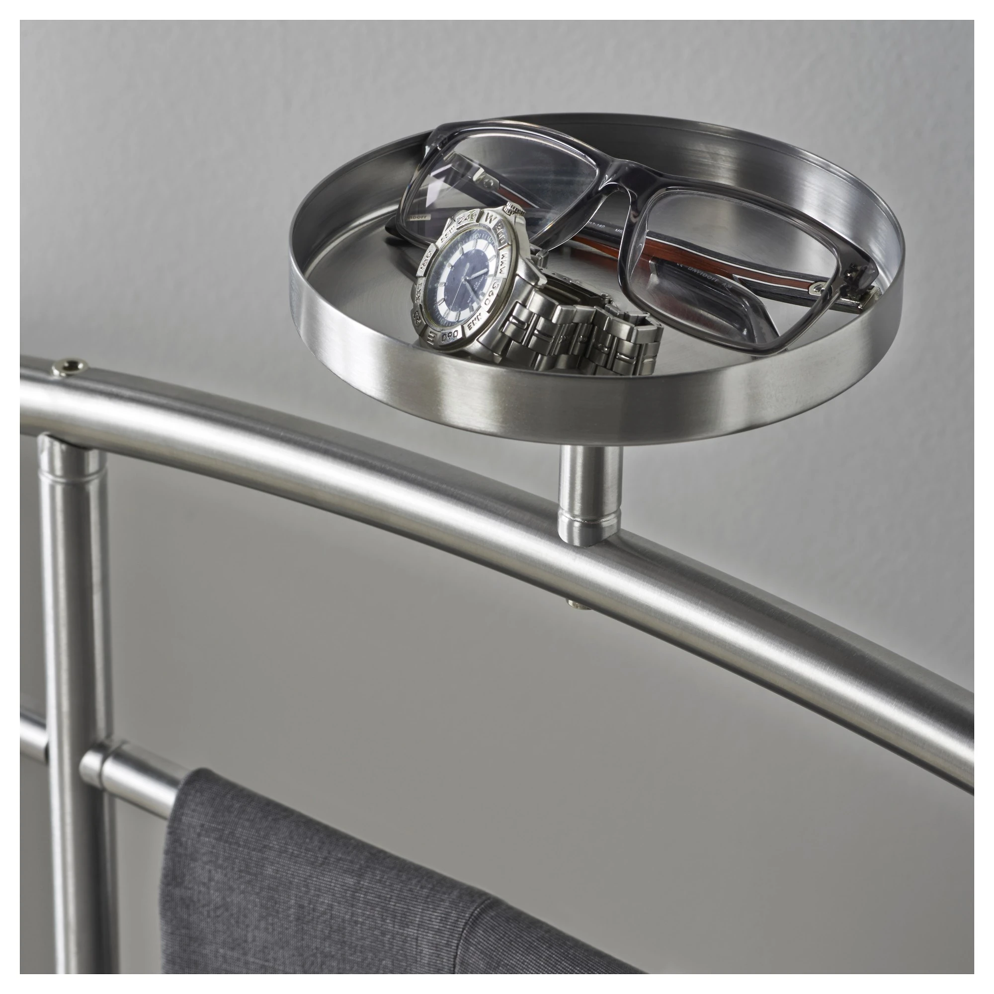 Ayaklı askılık, paslanmaz çelik, 46x128 cm