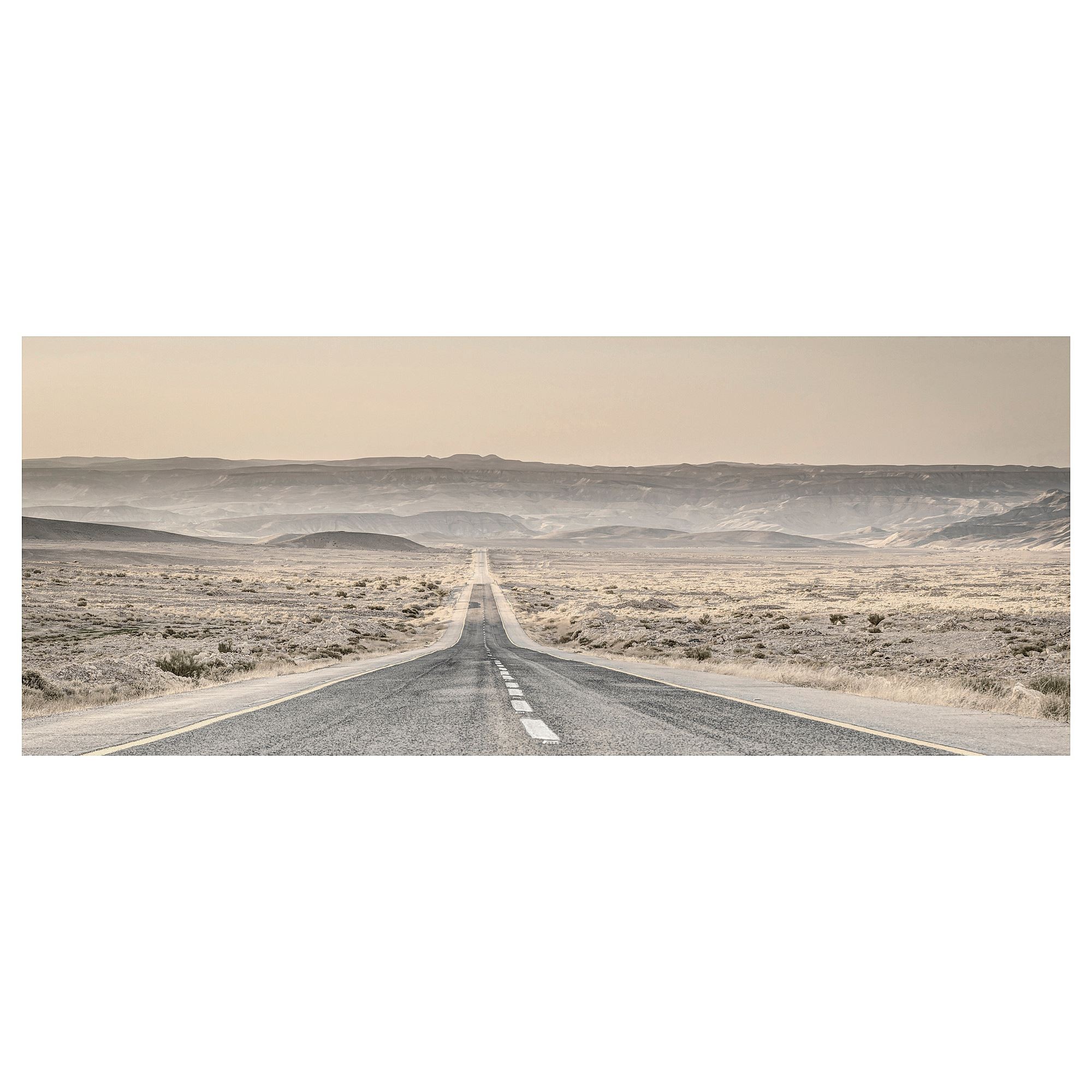 Resim, çok renkli, 140x56 cm, odaklanmış yol