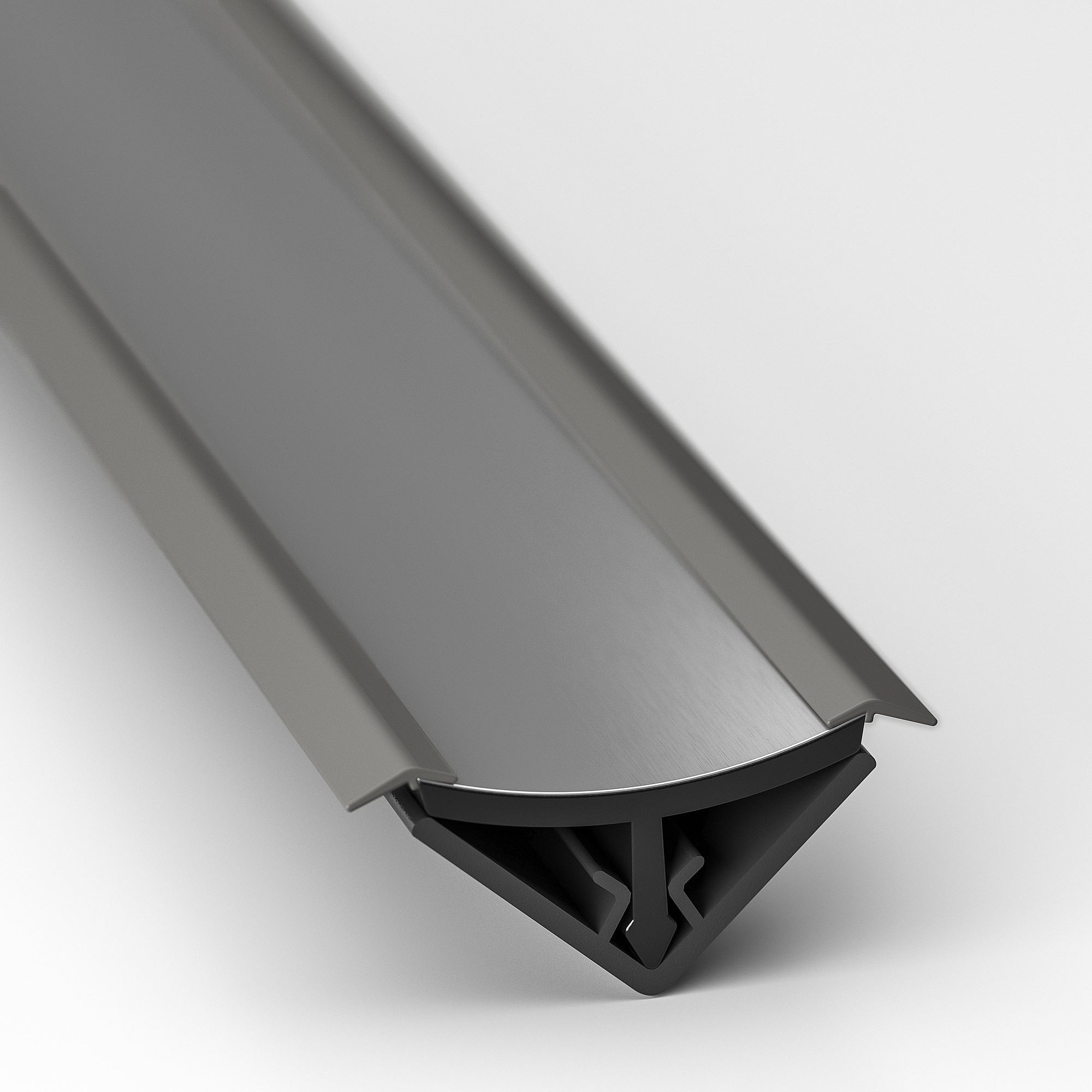 Duvar birleşim çıtası, metal rengi