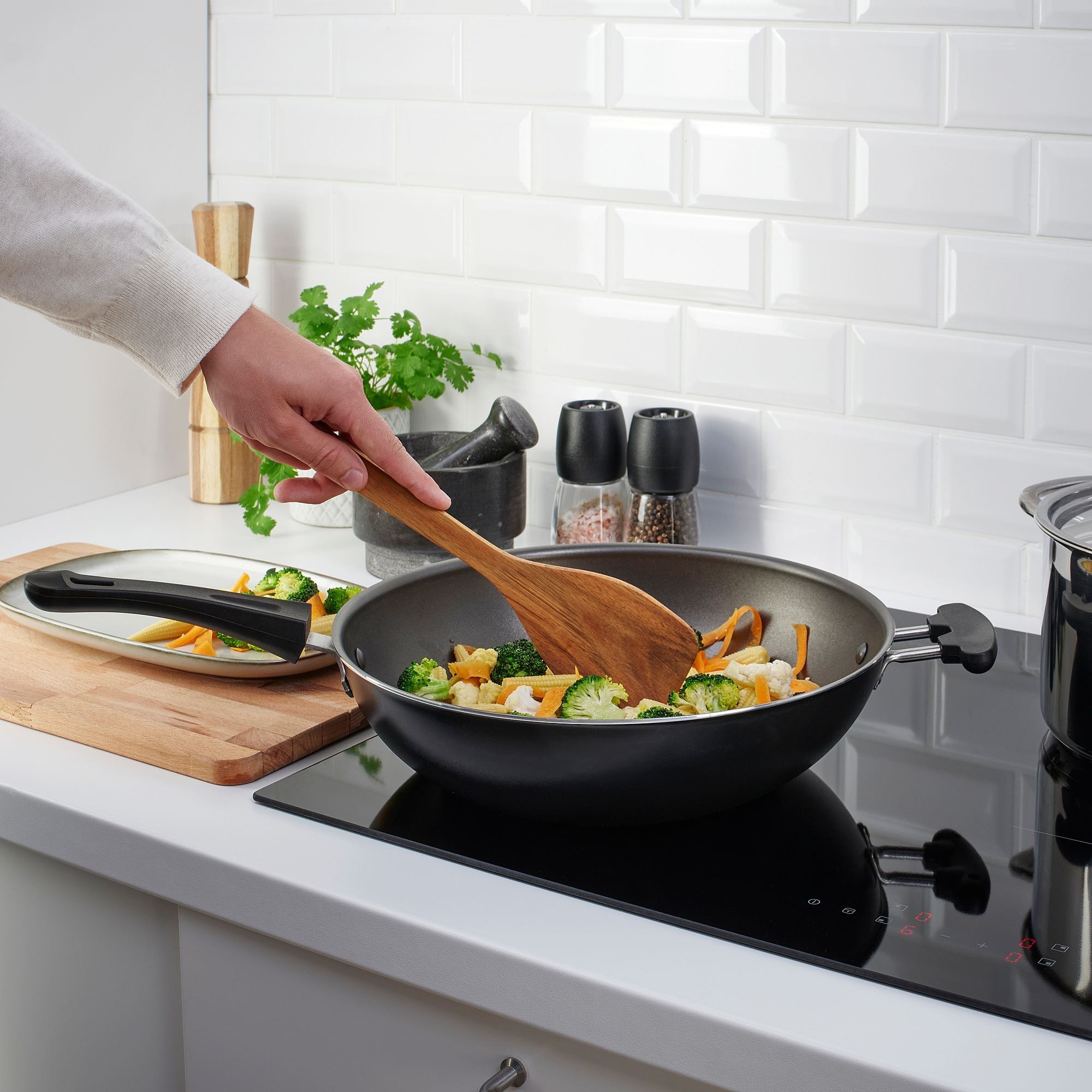 Spatula, ceviz, 32 cm