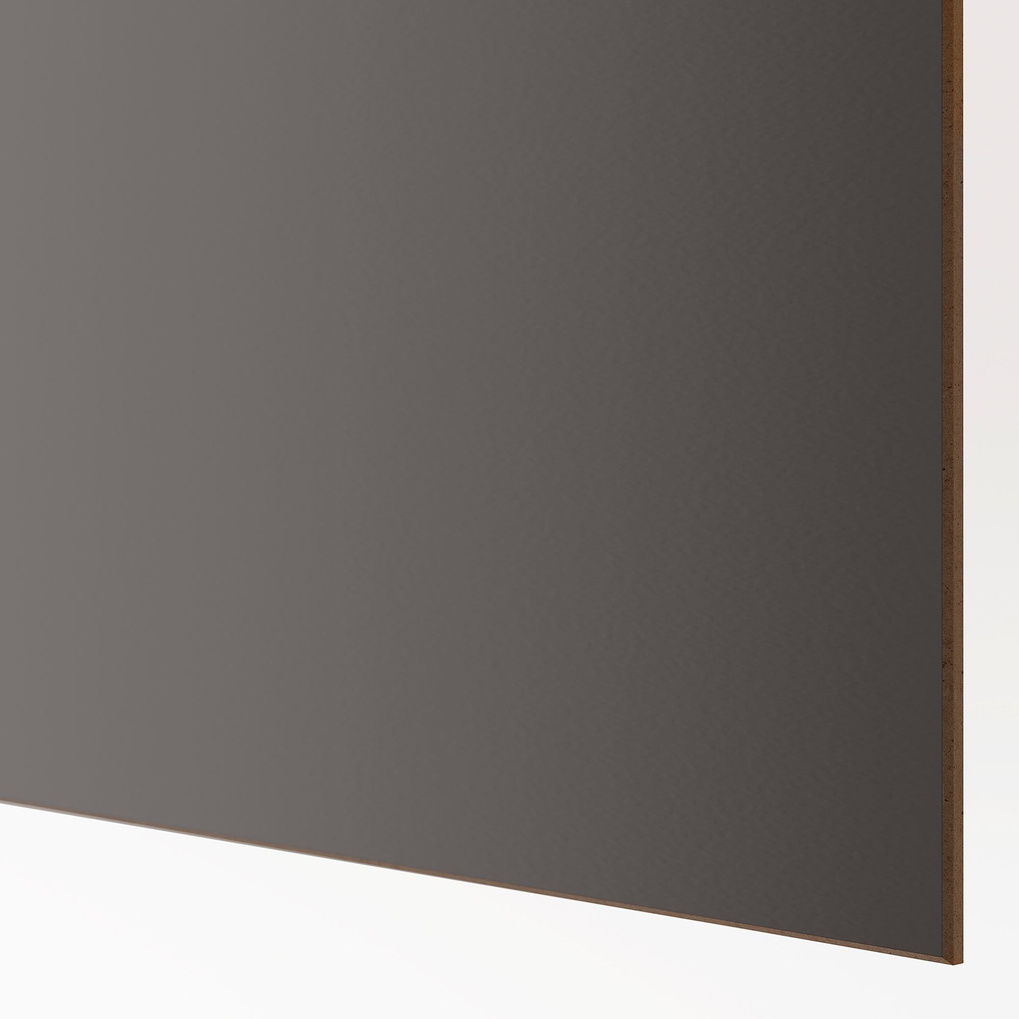 Sürgü kapak paneli, koyu gri-bej, 75x236 cm, çift taraflı