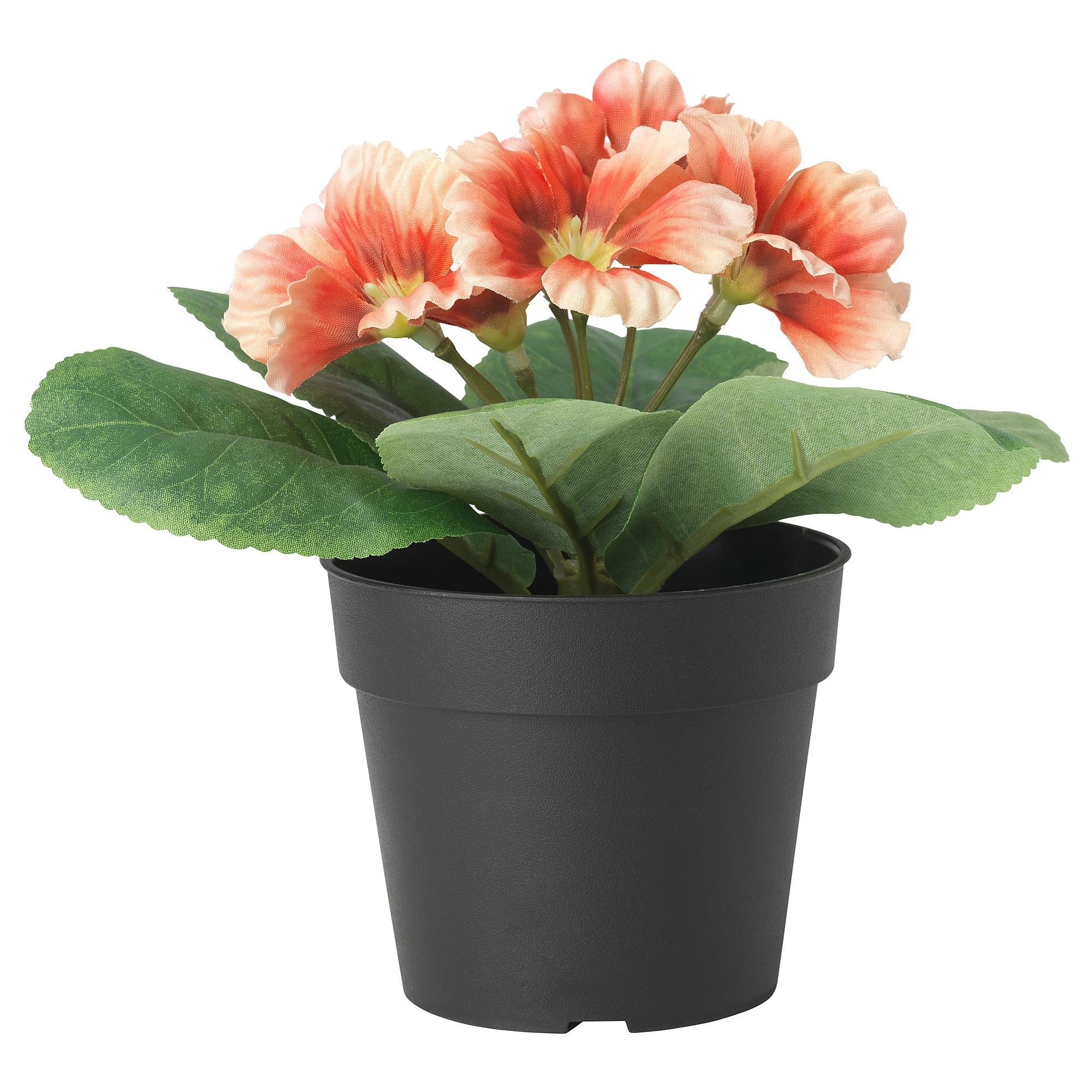Yapay bitki, turuncu, 9 cm, çuha çiçeği, iç/dış mekan