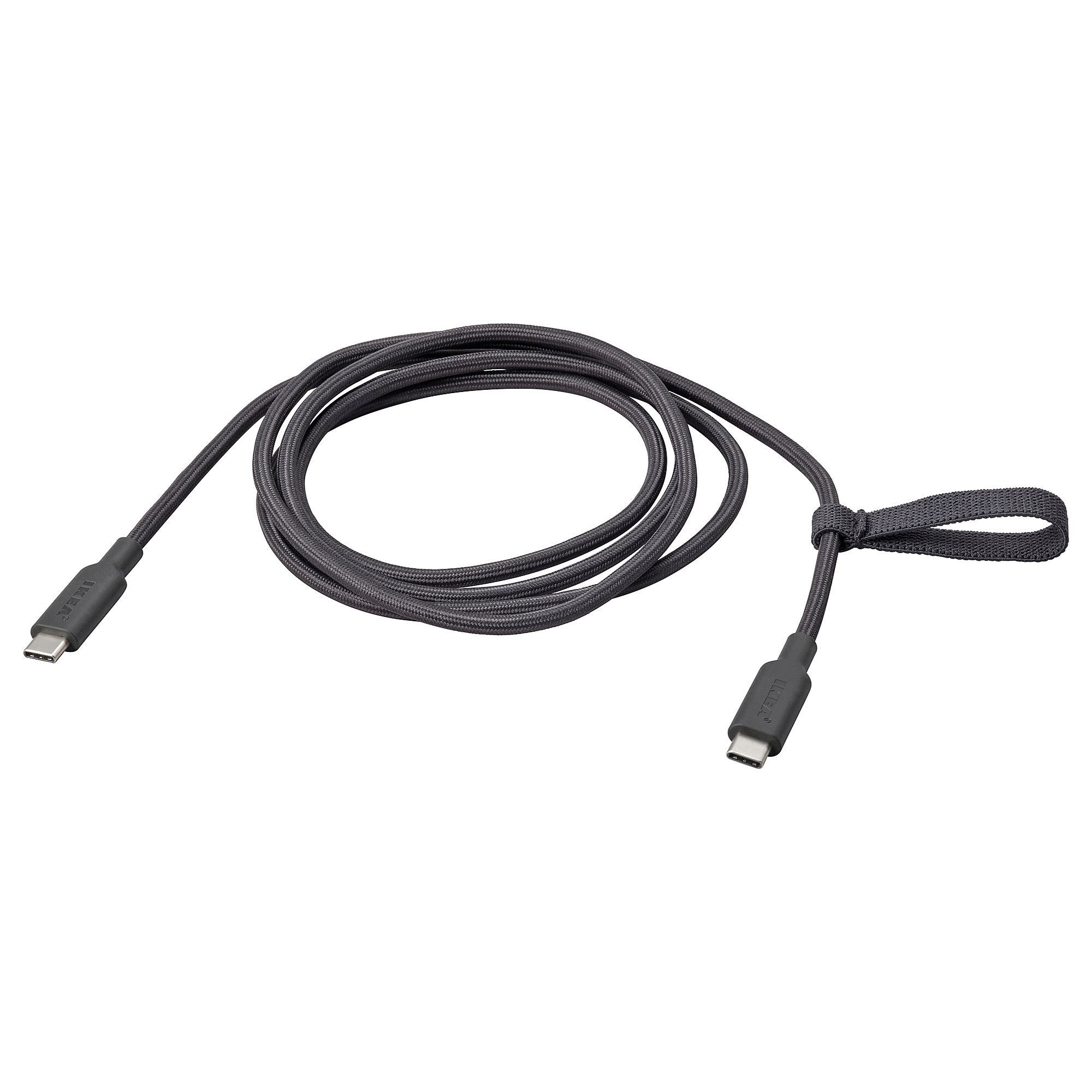 USB-C - USB-C kablo, koyu gri, 1.5 m