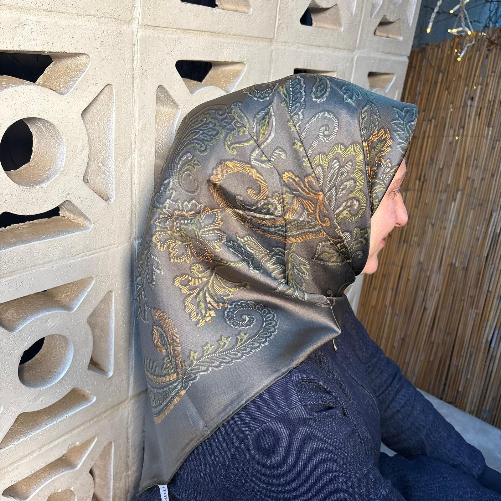 Belli 2025-2026 Sonbahar Kış Kreasyonu İpek Eşarp