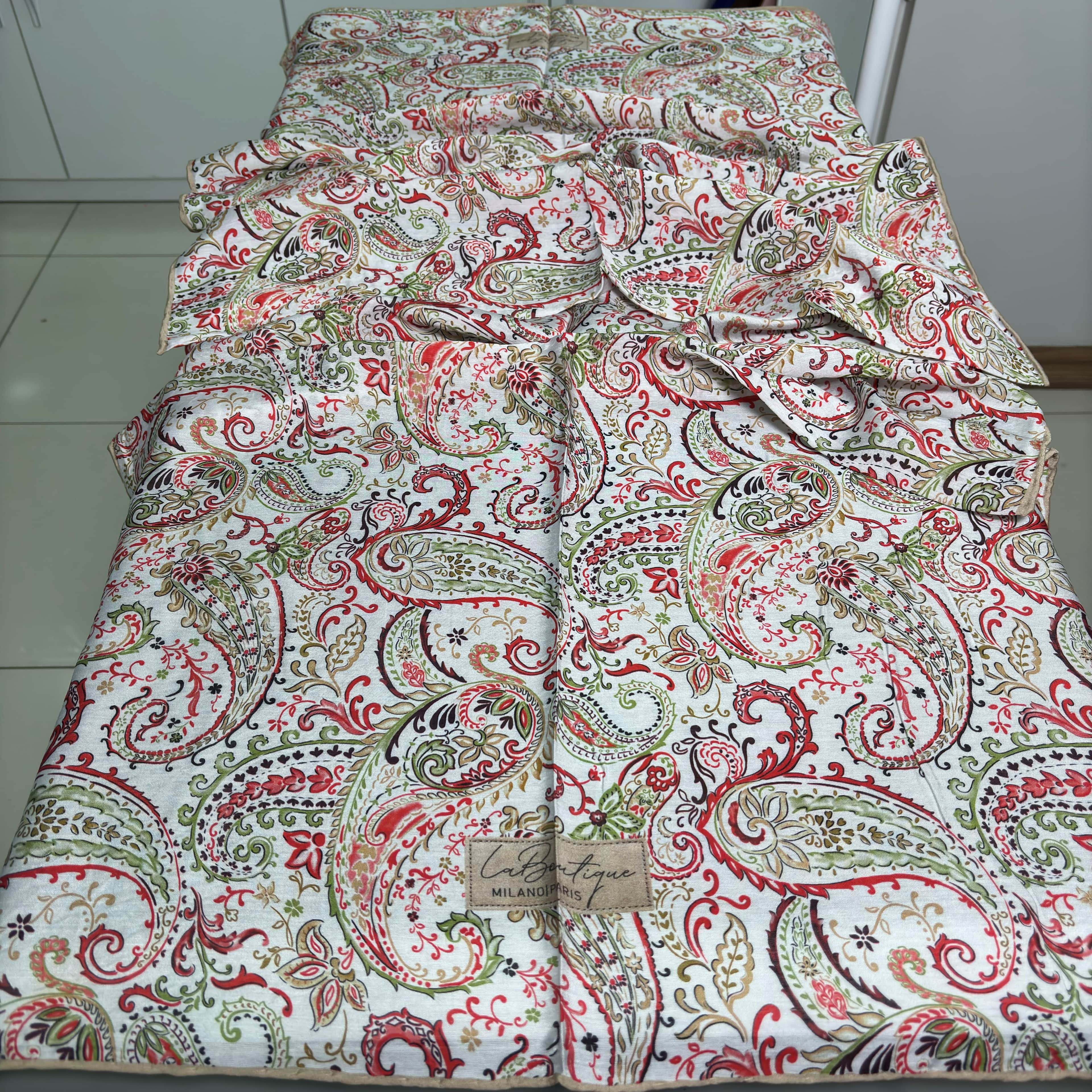 La Boutique Desenli Güz Şal 2402 - 01