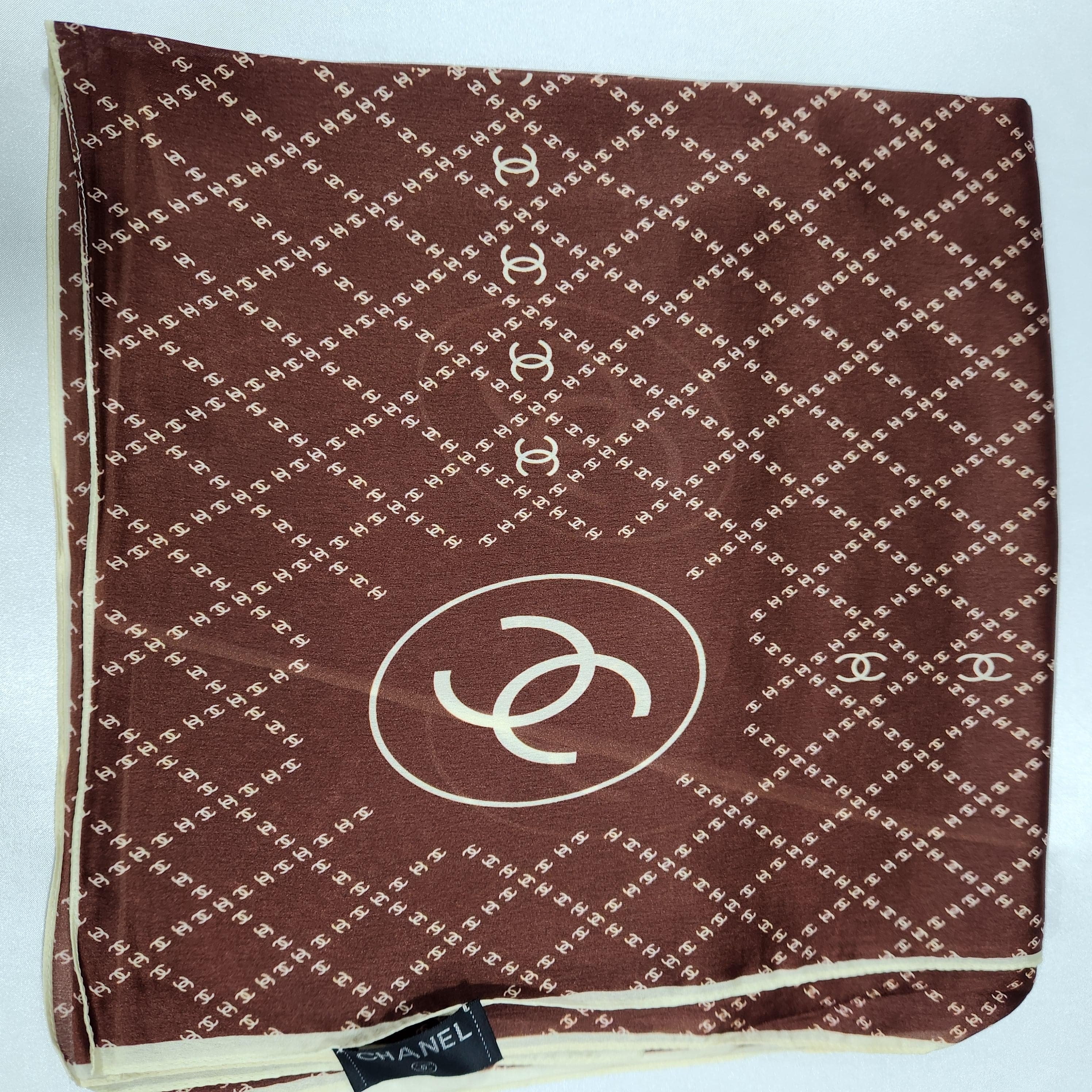 Chanel Monogram Vual İpek Şal