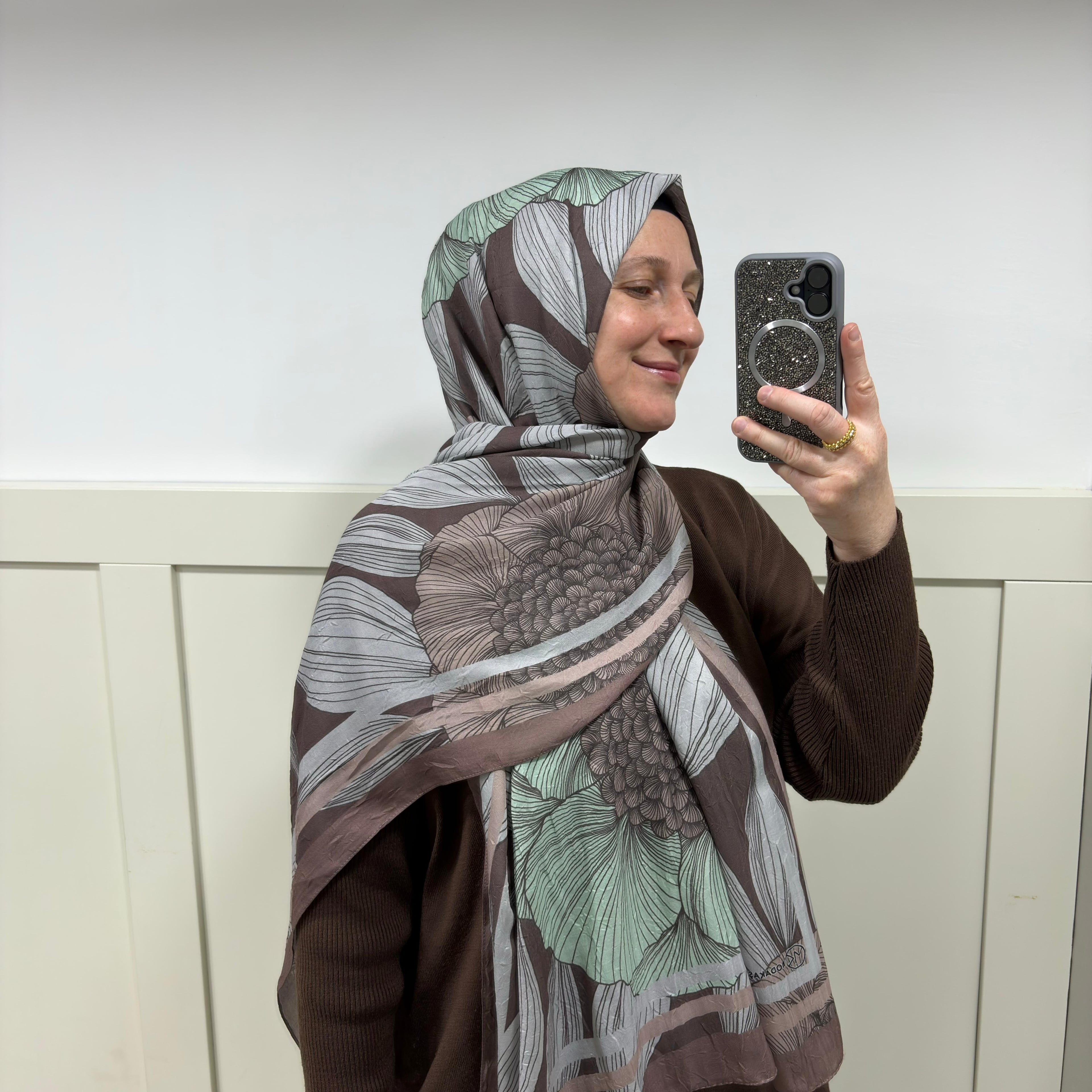 Modakaşmir Sonbahar Esintisi Bambu Şal