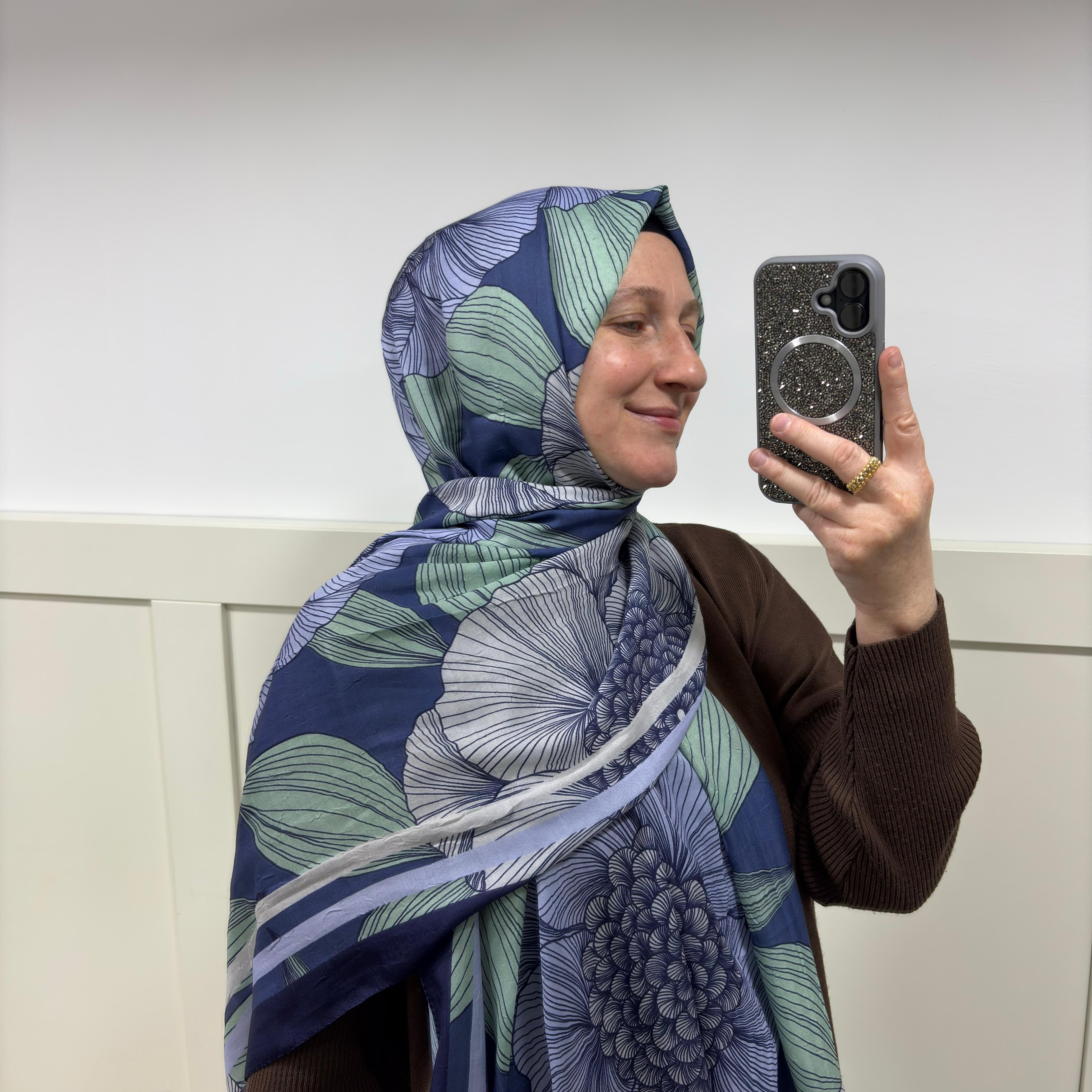 Modakaşmir Sonbahar Esintisi Bambu Şal