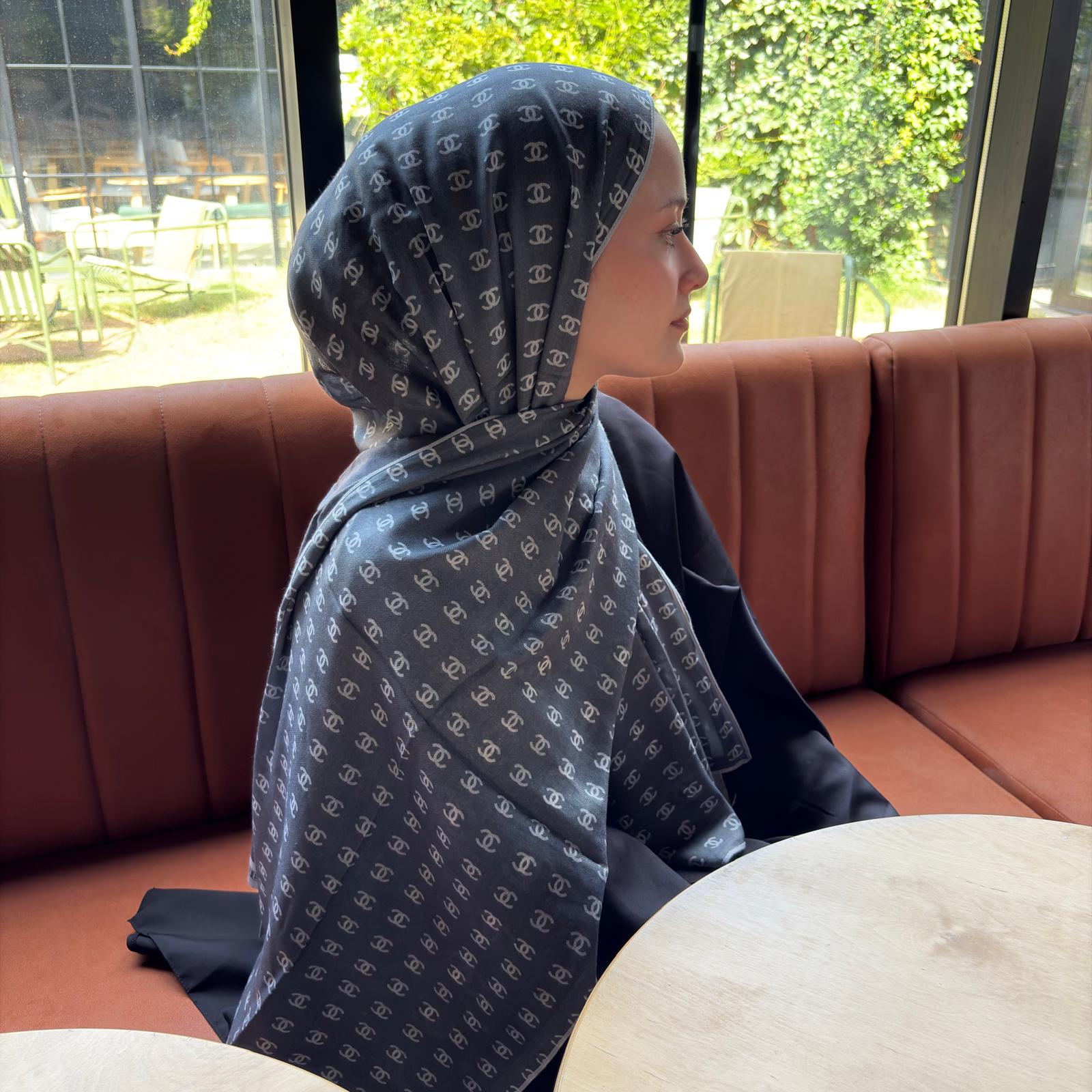 C Desen ithal Pamuk ipek şal