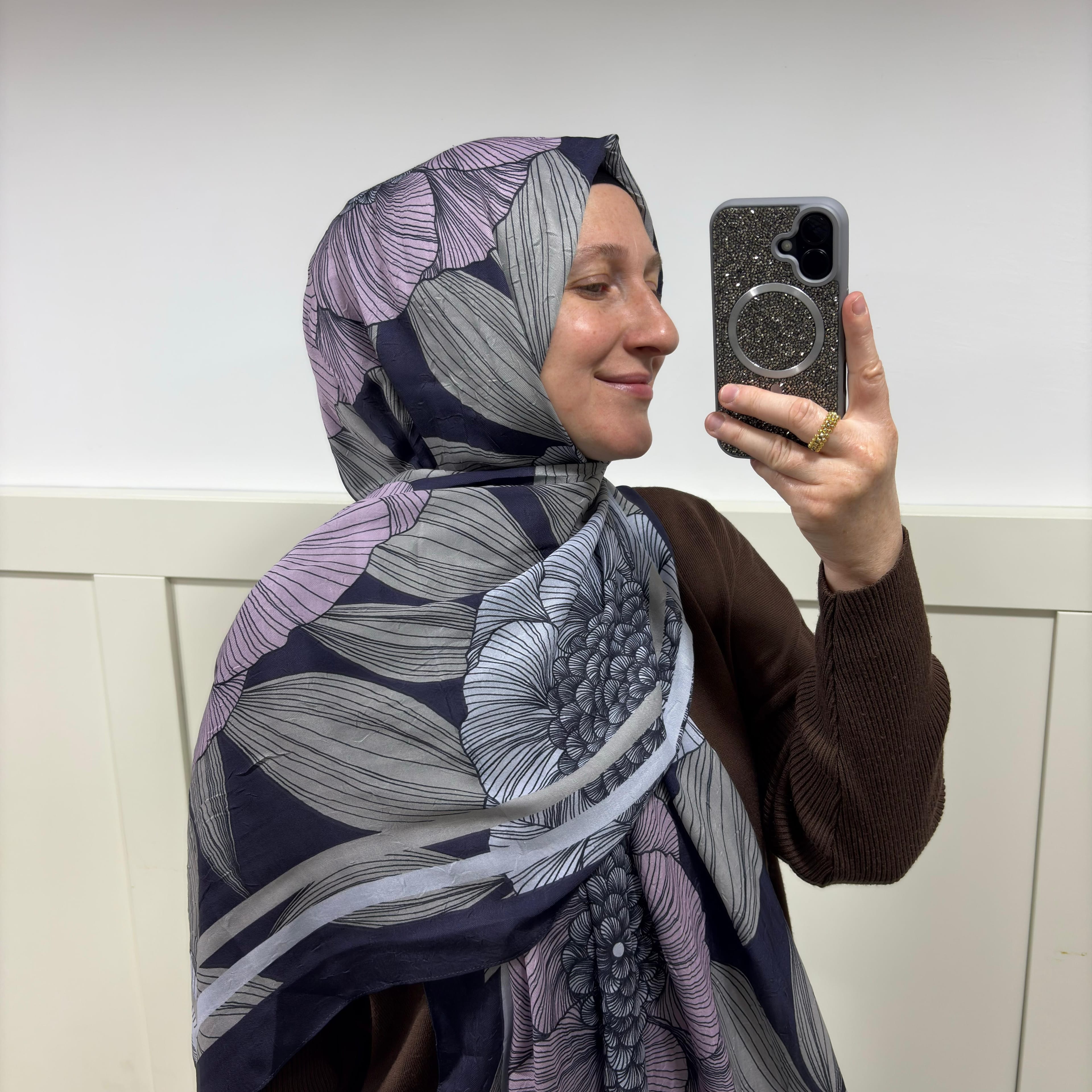Modakaşmir Sonbahar Esintisi Bambu Şal