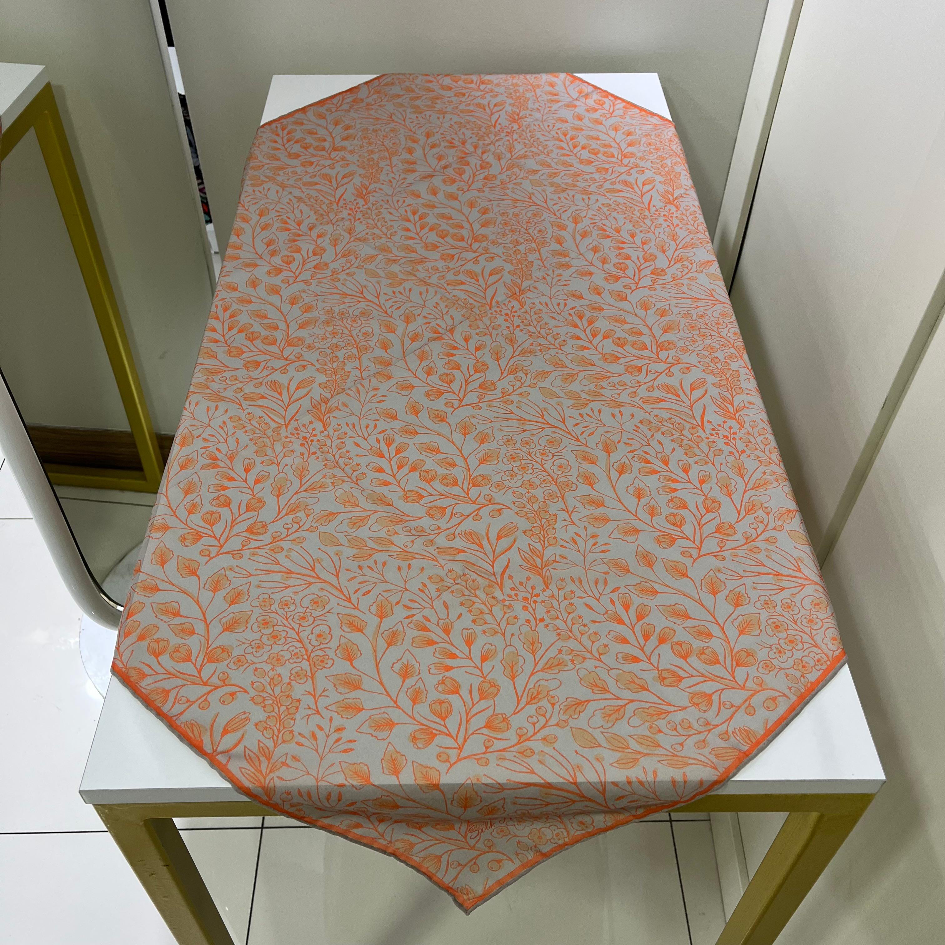 Silk Home Narin Dallar - Gri-Turuncu