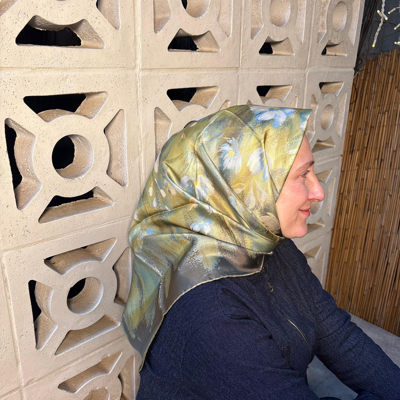 Belli 2025-2026 Sonbahar Kış Kreasyonu İpek Eşarp