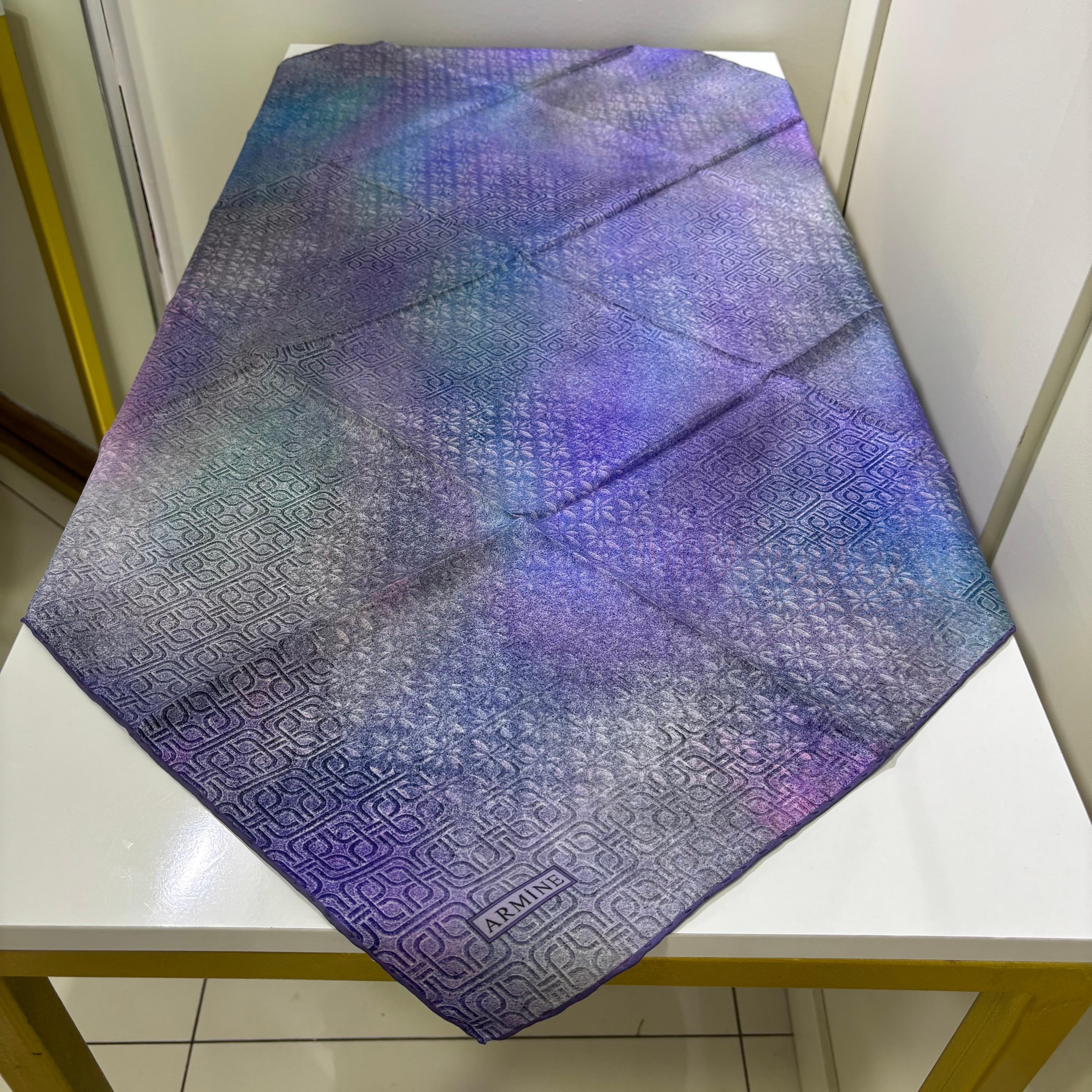 Armine İpek Eşarp 9437D Twill - Lavanta