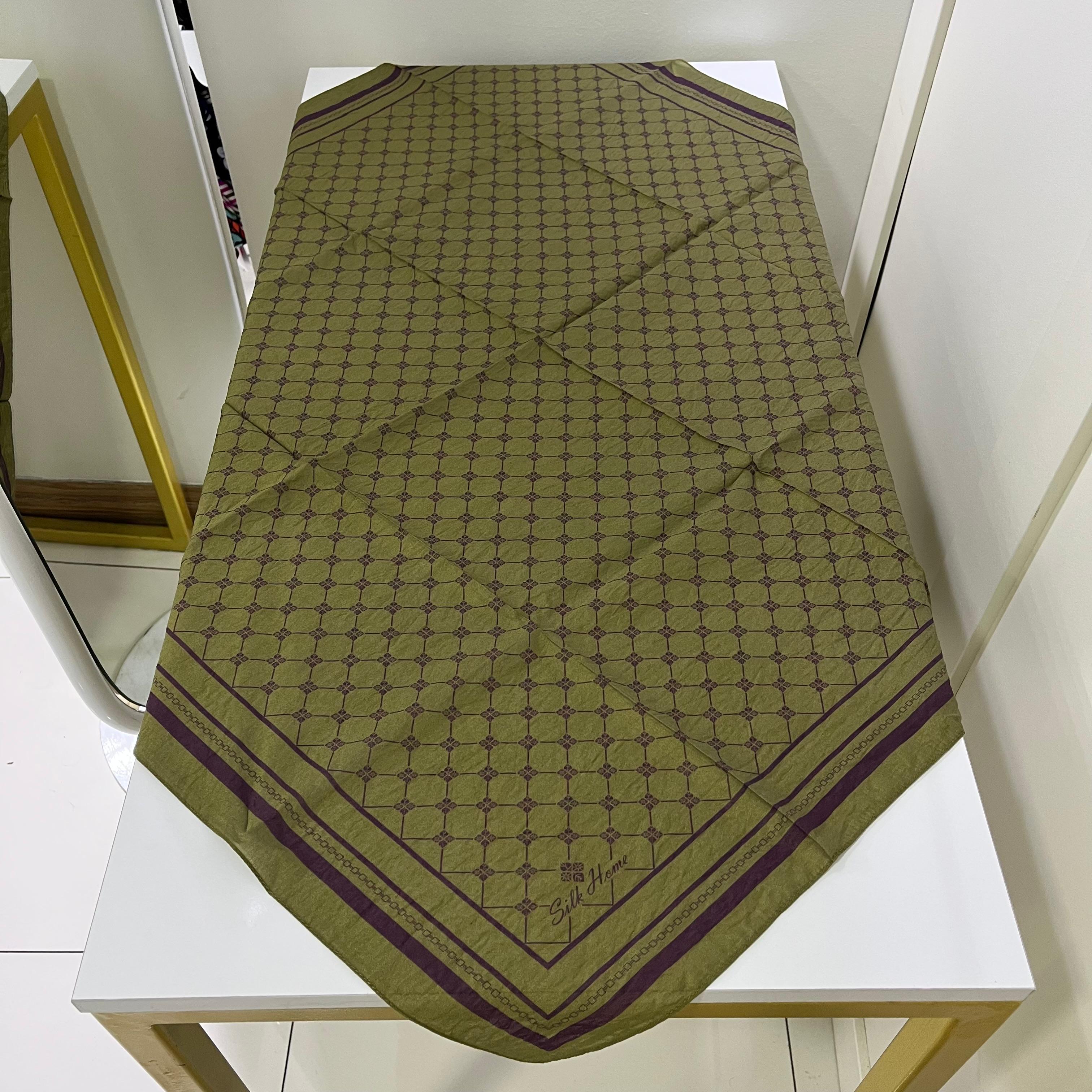 Silk Home Olinda Eşarp - Asker Yeşili