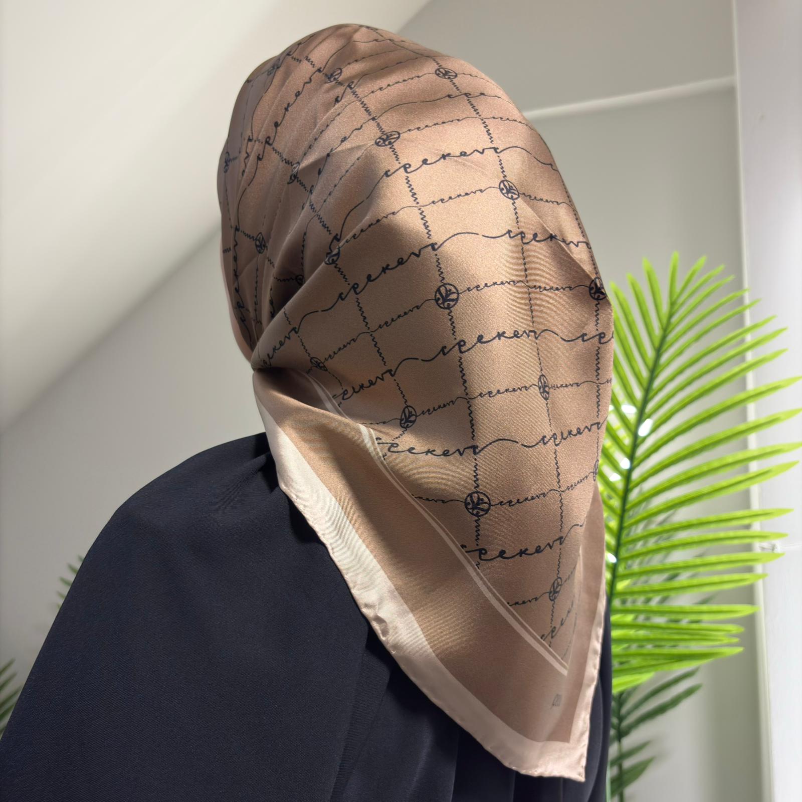 İpekevi İmza Model Eşarp 01141 SÜTLÜ KAHVE