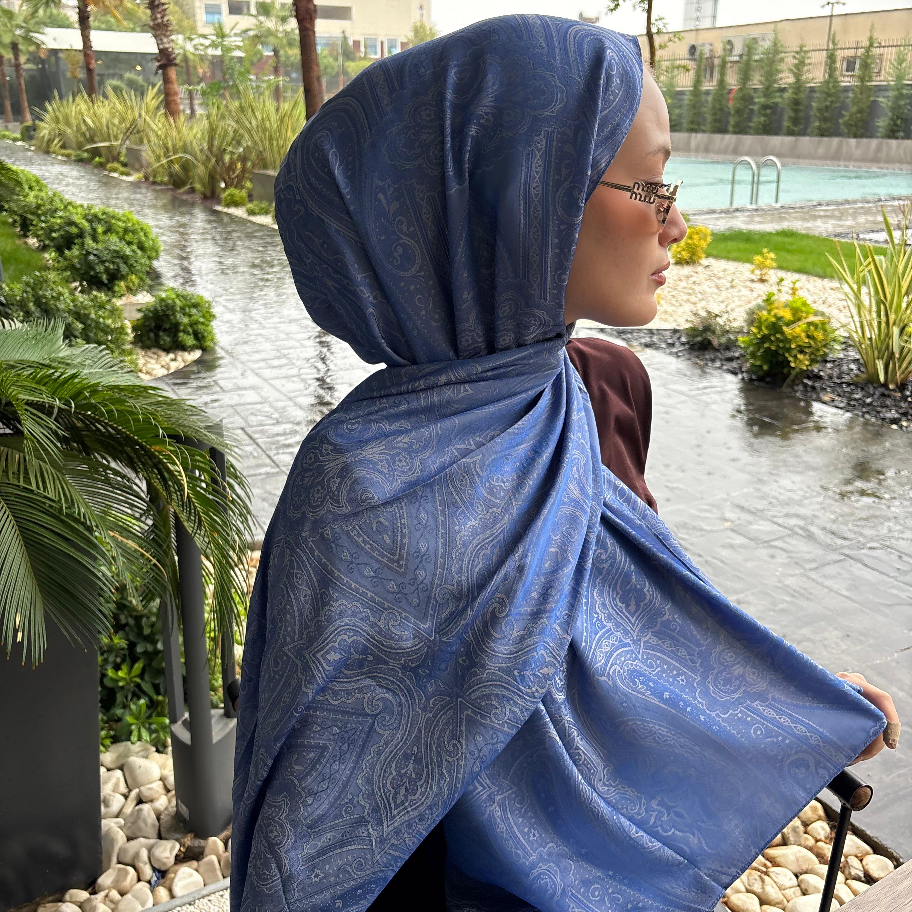 Saray Deseni Etnik Monogram Şal