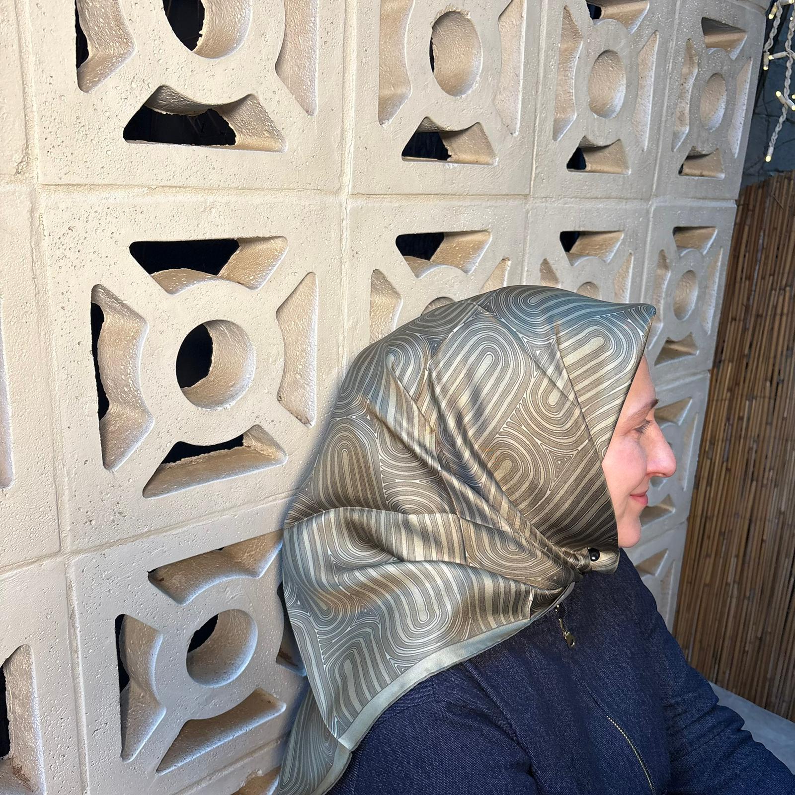 Belli 2025-2026 Sonbahar Kış Kreasyonu İpek Eşarp